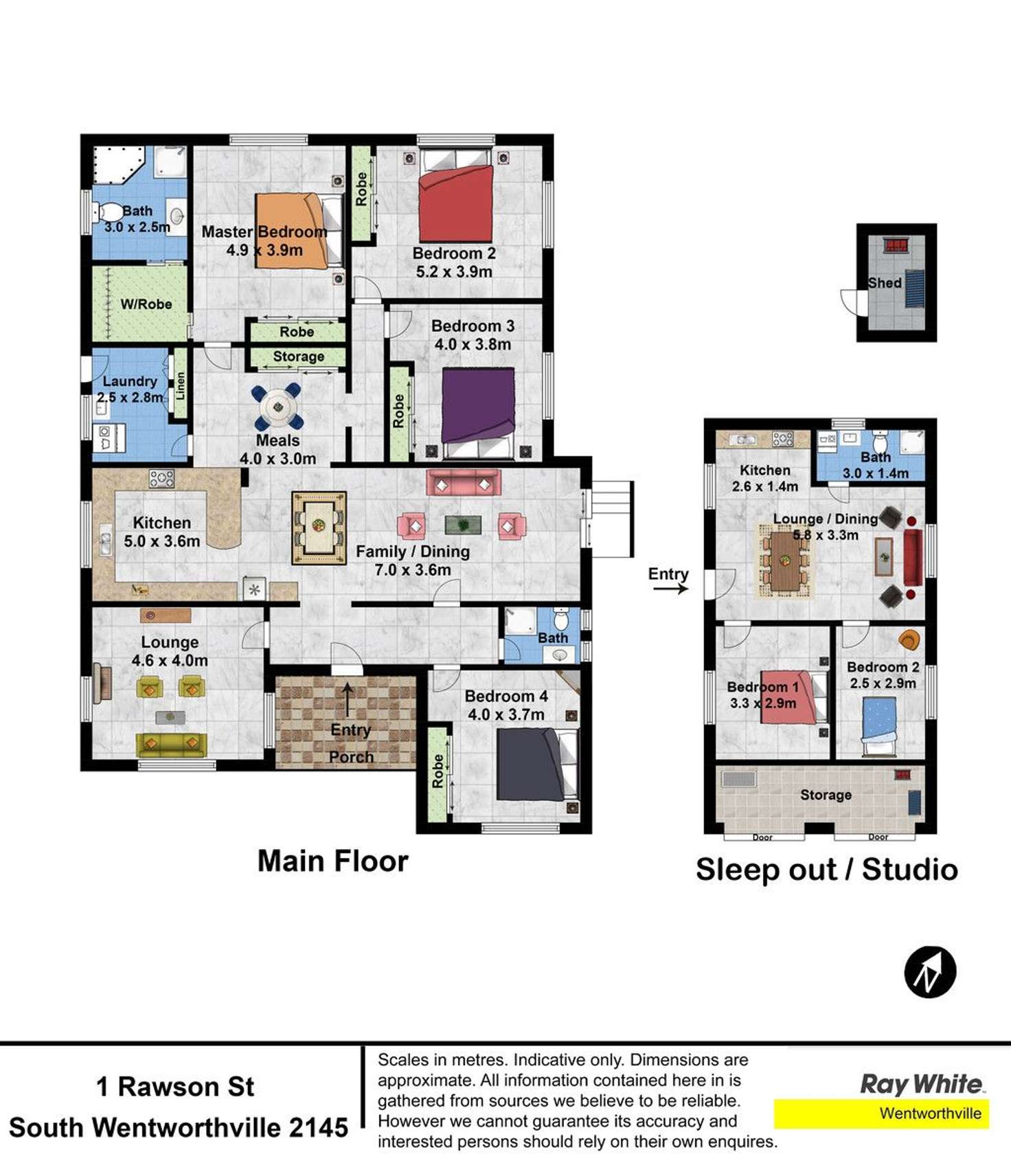 Floorplan of Homely house listing, 1 Rawson Road, Wentworthville NSW 2145