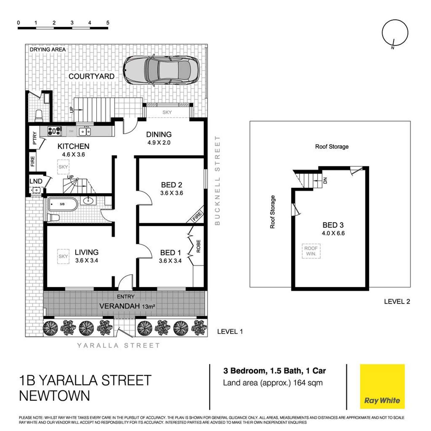 Floorplan of Homely house listing, 1B Yaralla Street, Newtown NSW 2042