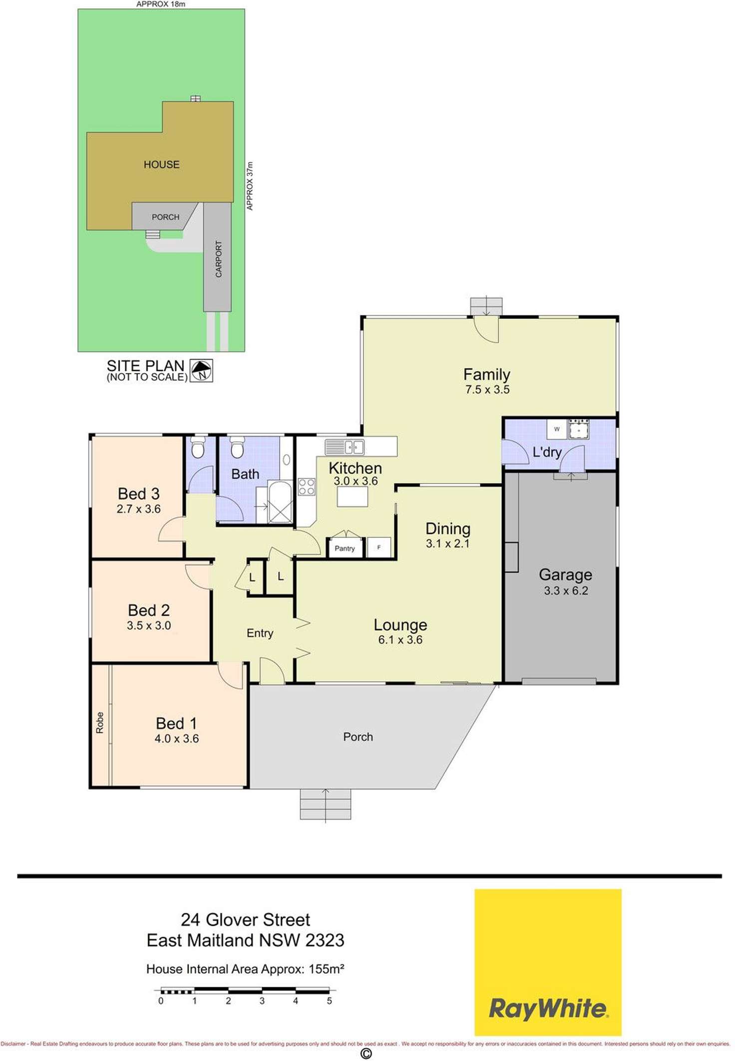 Floorplan of Homely house listing, 24 Glover Street, East Maitland NSW 2323