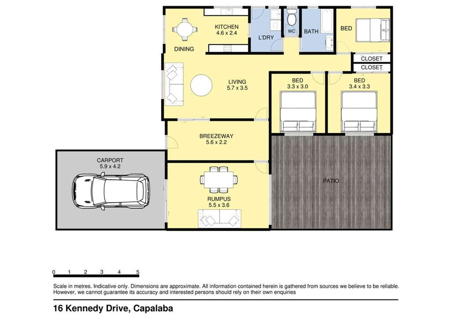 Floorplan of Homely house listing, 16 Kennedy Drive, Capalaba QLD 4157