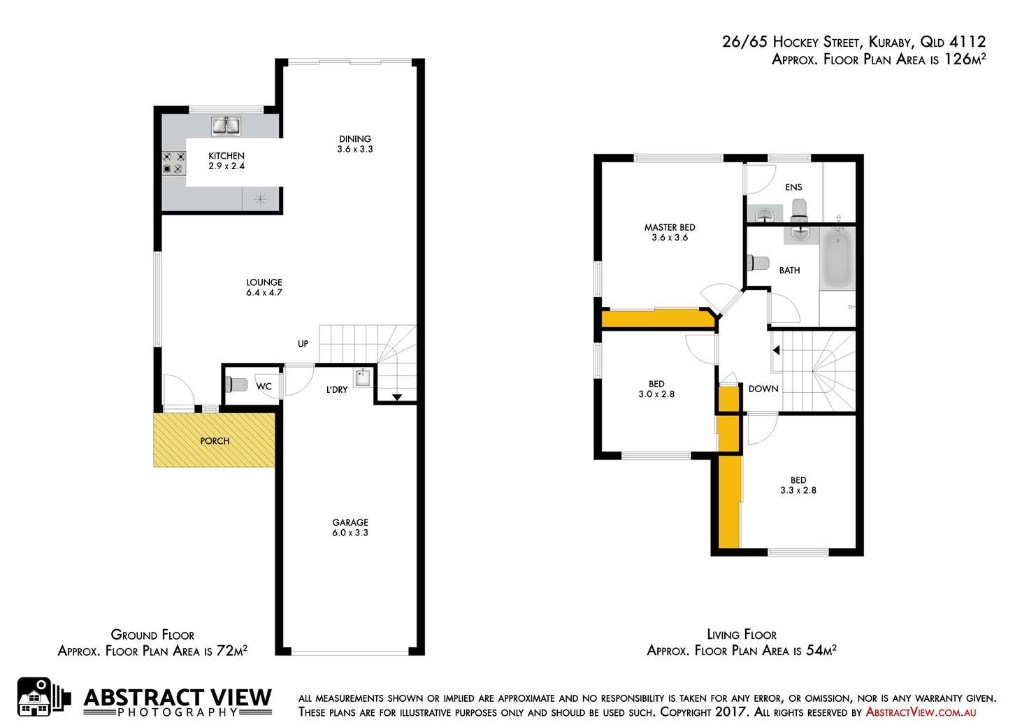 Floorplan of Homely townhouse listing, 26/65 Hockey Street, Kuraby QLD 4112