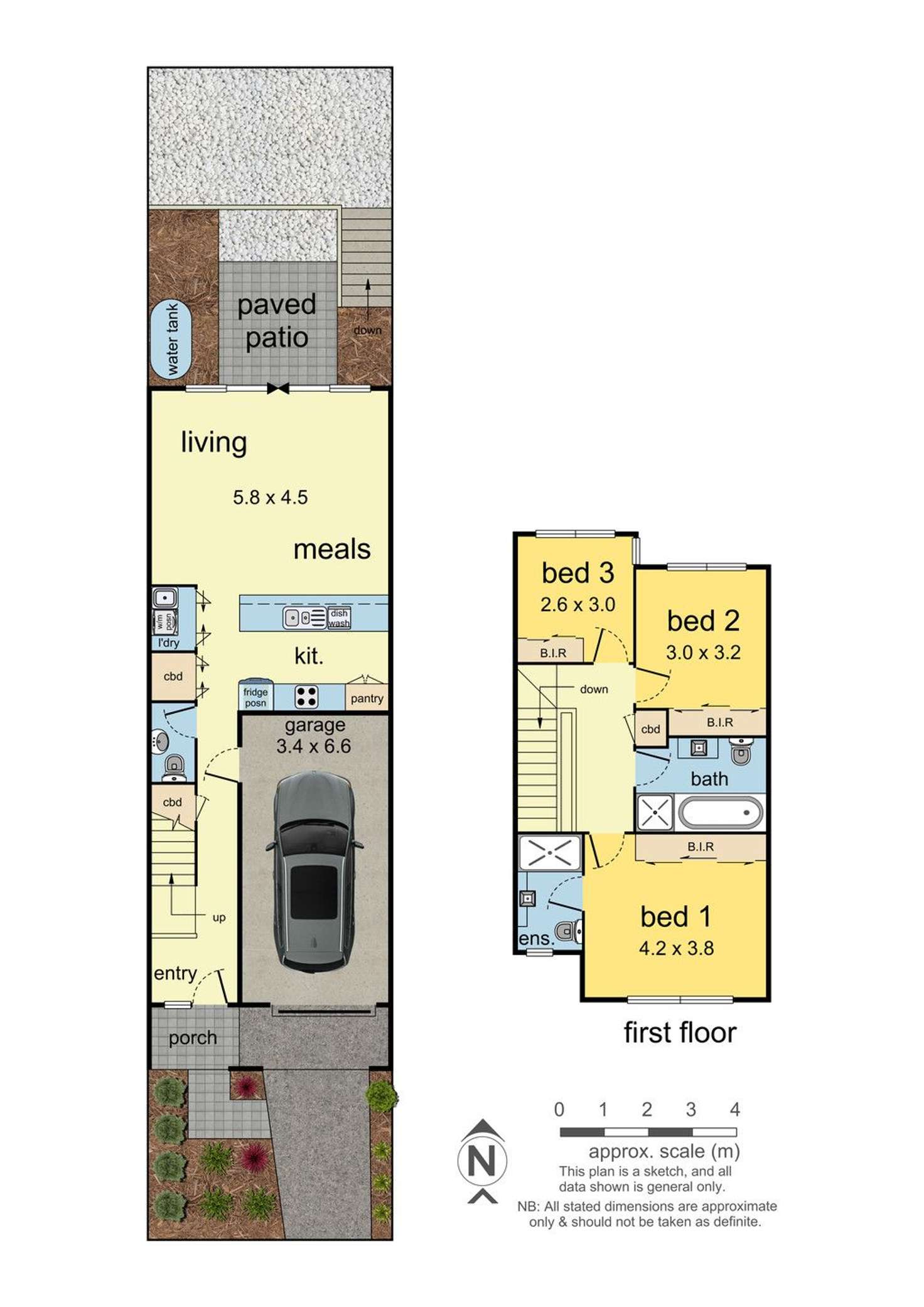 Floorplan of Homely townhouse listing, 13 Anfield Crescent, Mulgrave VIC 3170