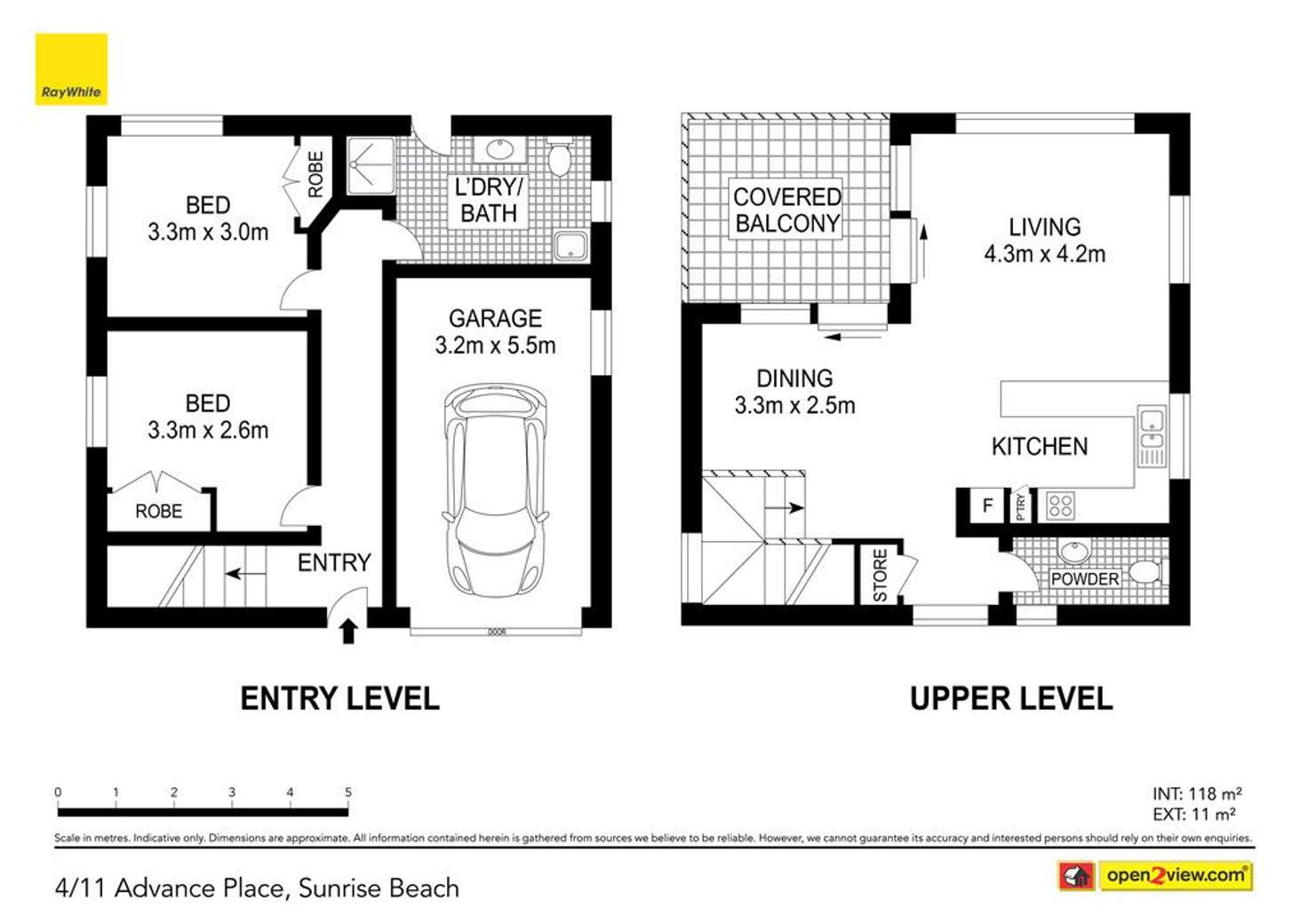 Floorplan of Homely townhouse listing, 4/11 Advance Place, Sunrise Beach QLD 4567