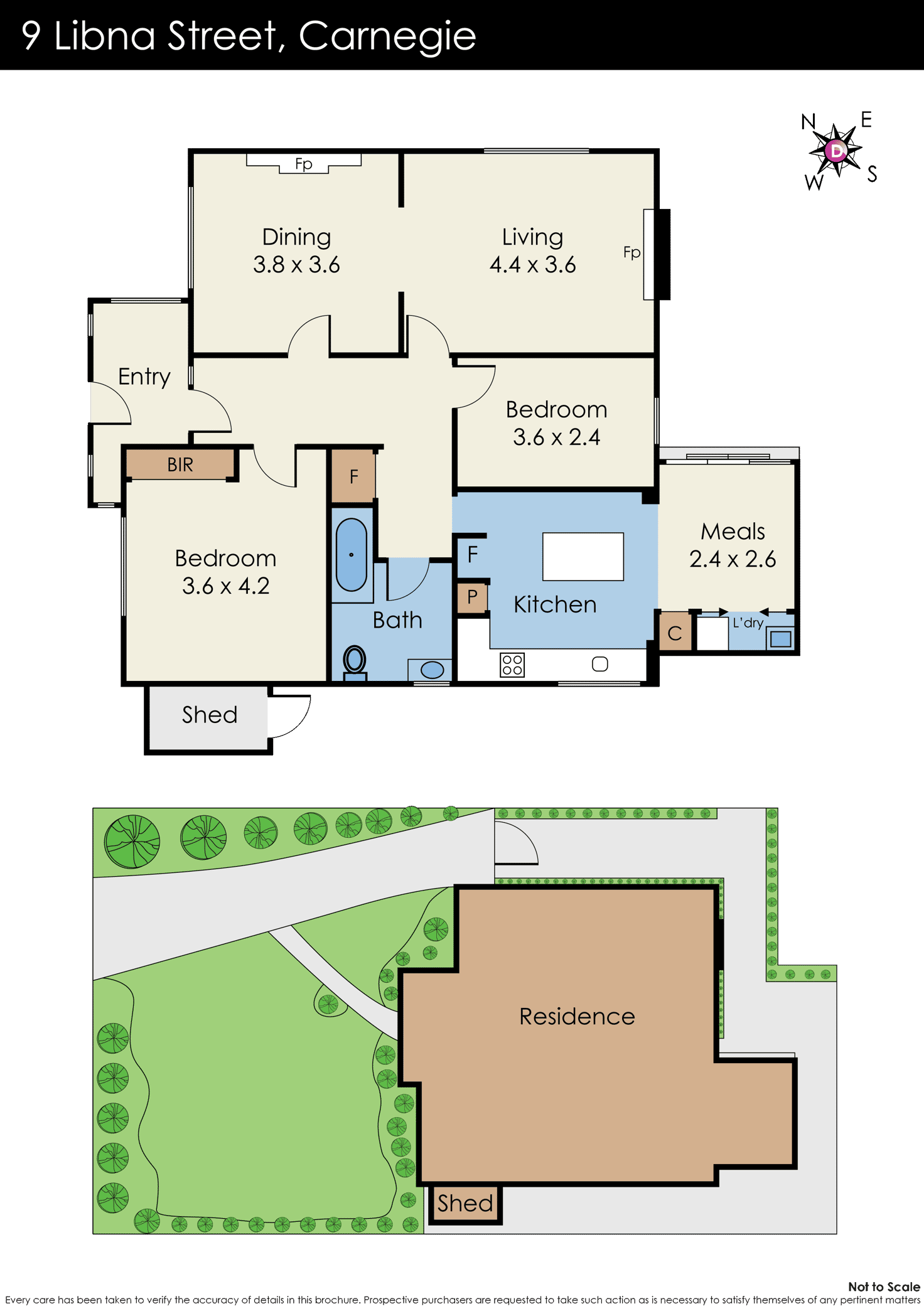 Floorplan of Homely house listing, 9 Libna Street, Carnegie VIC 3163