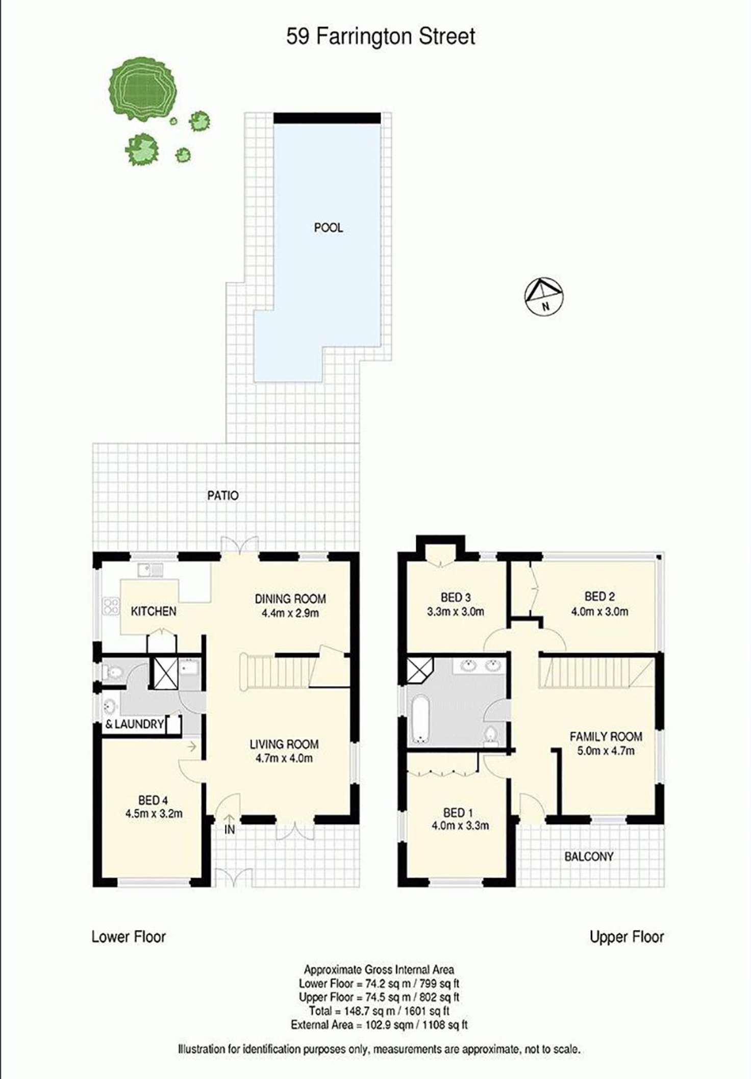 Floorplan of Homely house listing, 59 Farrington Street, Alderley QLD 4051