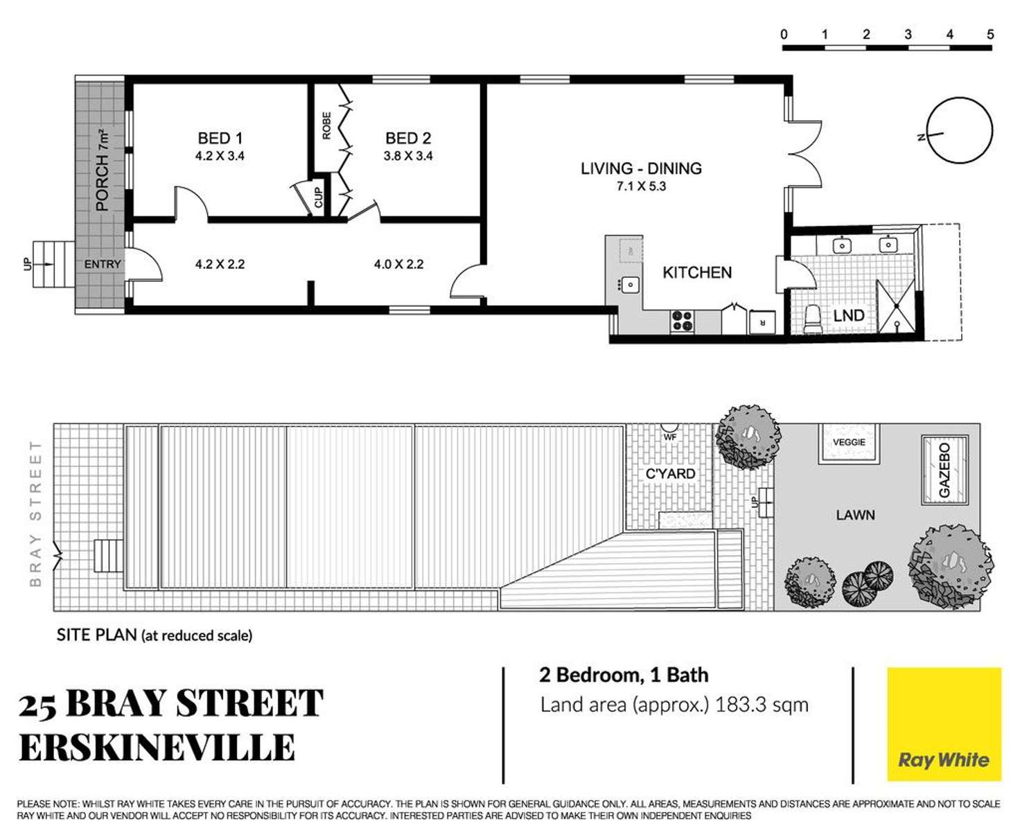 Floorplan of Homely house listing, 25 Bray Street, Erskineville NSW 2043
