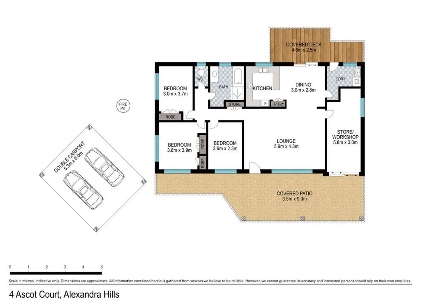 Floorplan of Homely house listing, 4 Ascot Court, Alexandra Hills QLD 4161