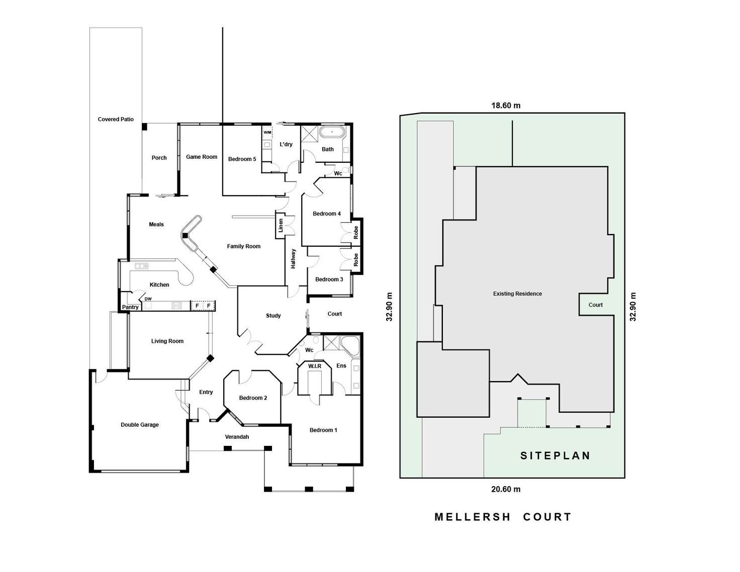 Floorplan of Homely house listing, 4 Mellersh Court, Gwelup WA 6018