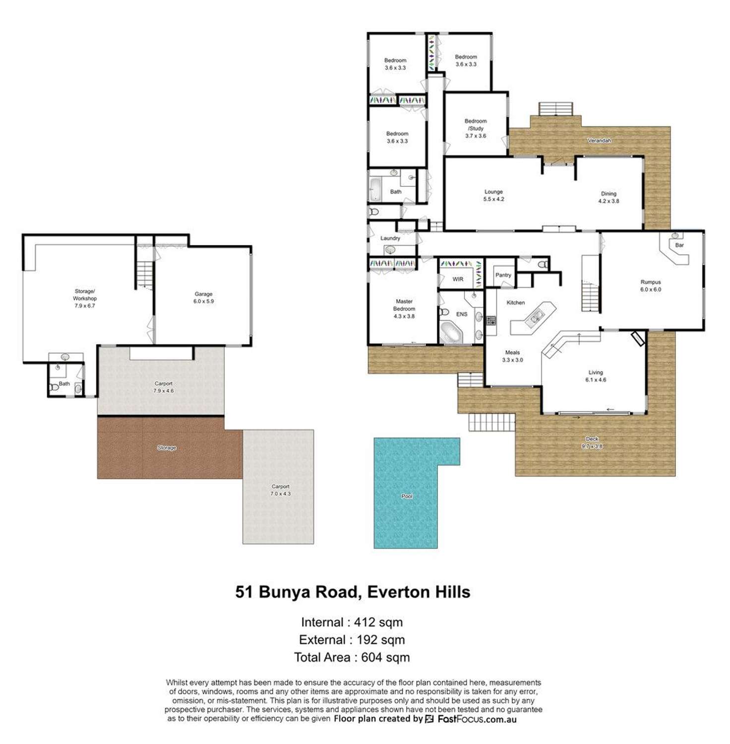 Floorplan of Homely house listing, 51 Bunya Road, Everton Hills QLD 4053