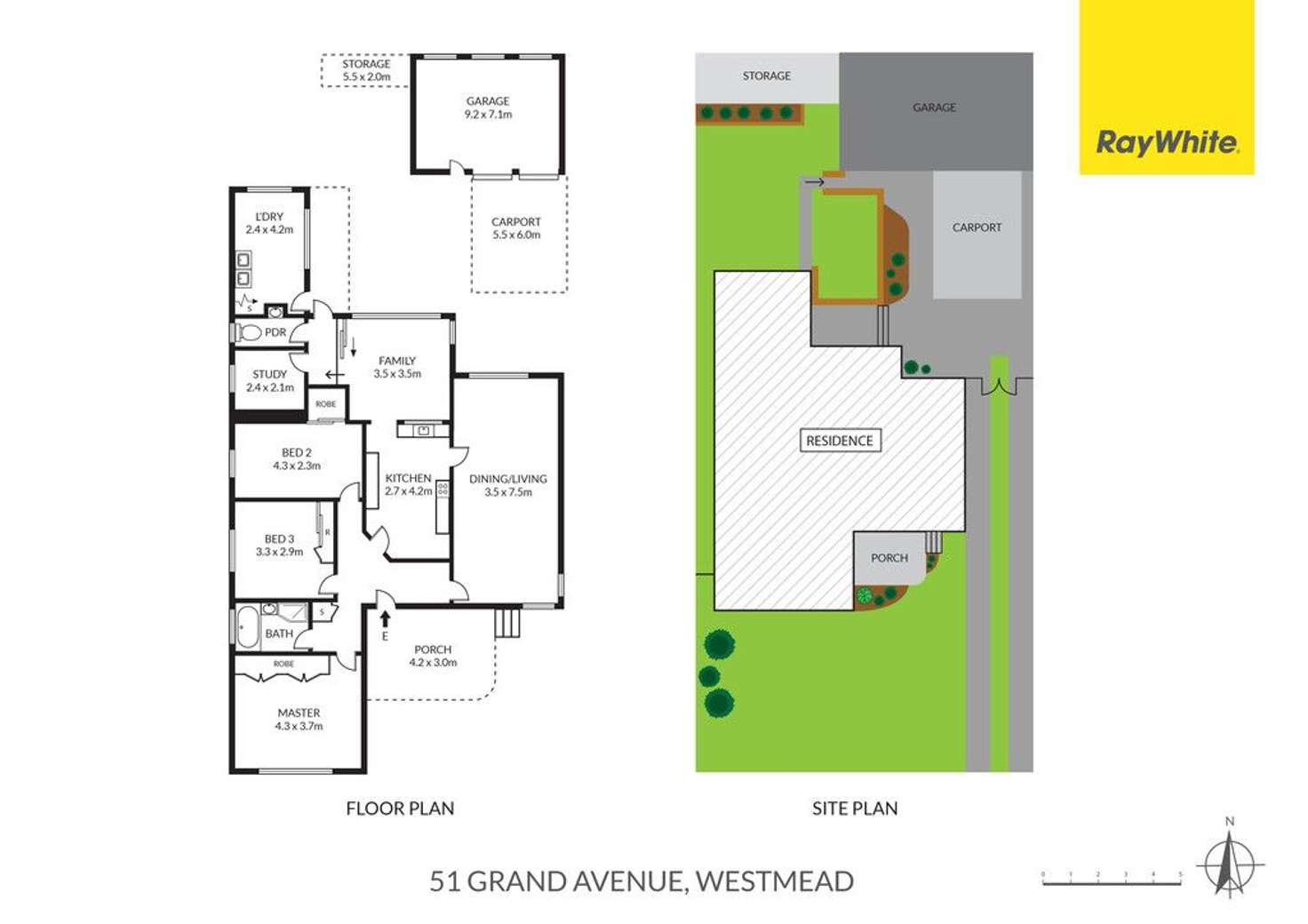Floorplan of Homely house listing, 51 Grand Avenue, Westmead NSW 2145