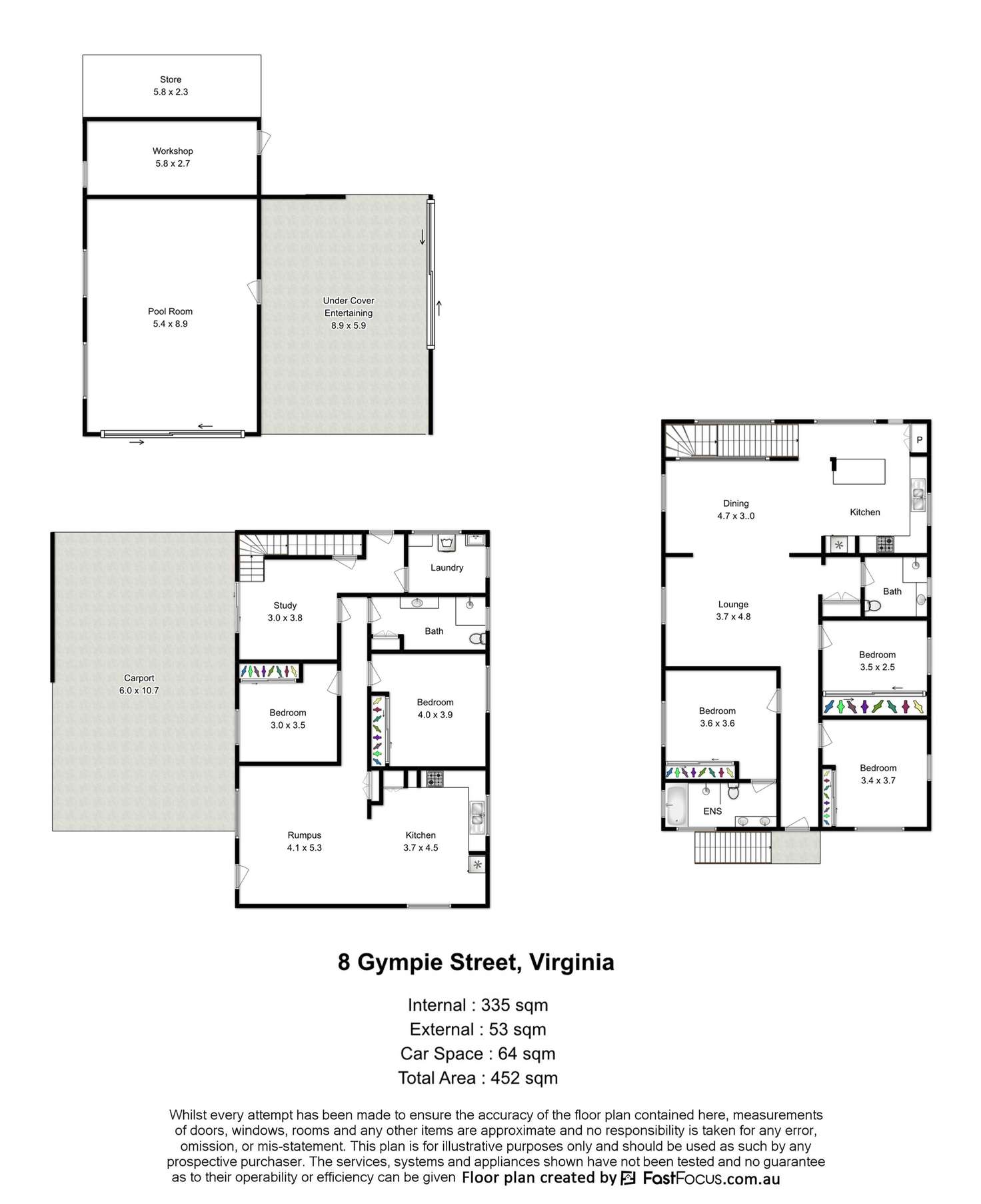 Floorplan of Homely house listing, 8 Gympie Street, Virginia QLD 4014