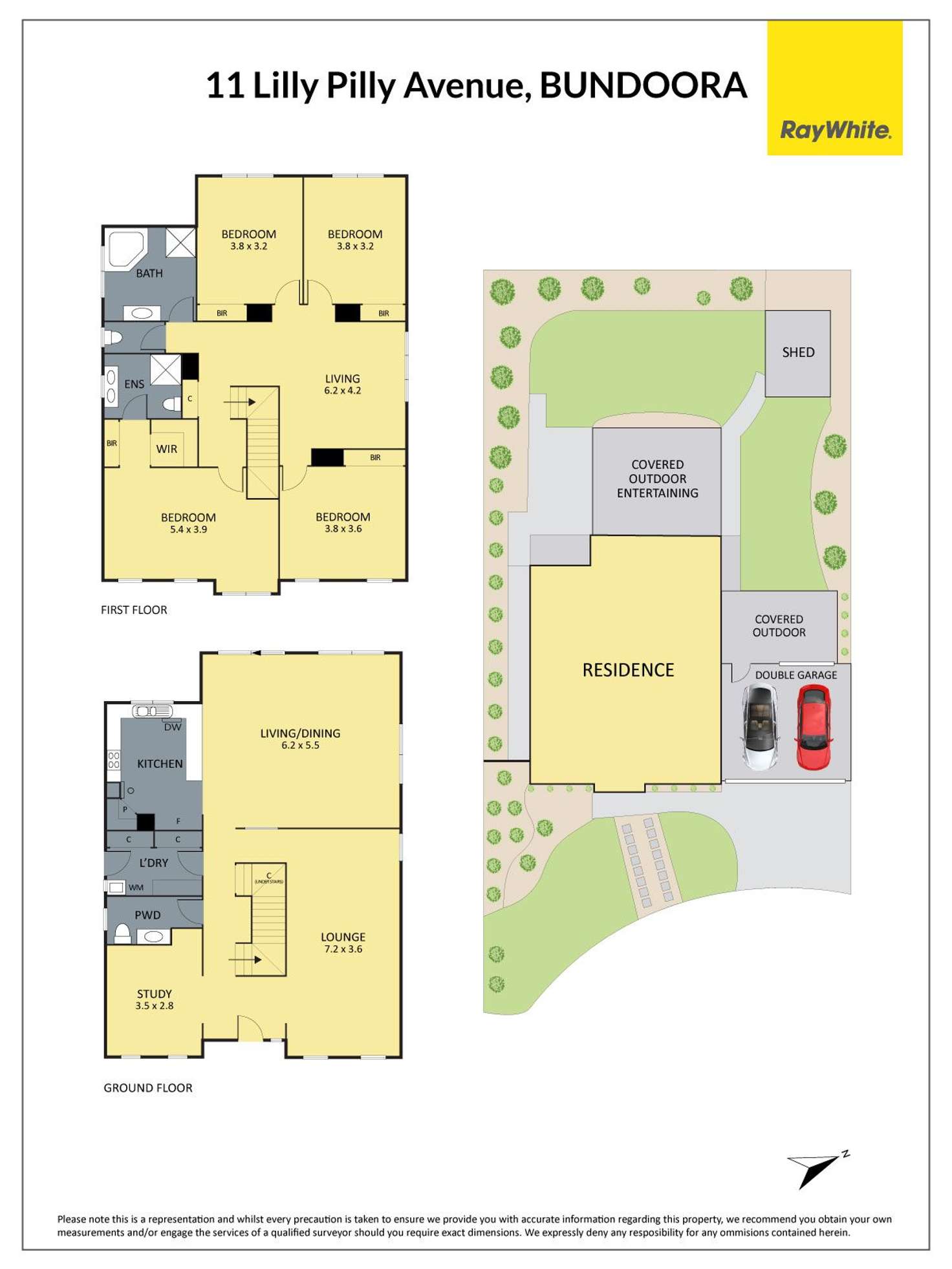 Floorplan of Homely house listing, 11 Lilly Pilly Avenue, Bundoora VIC 3083