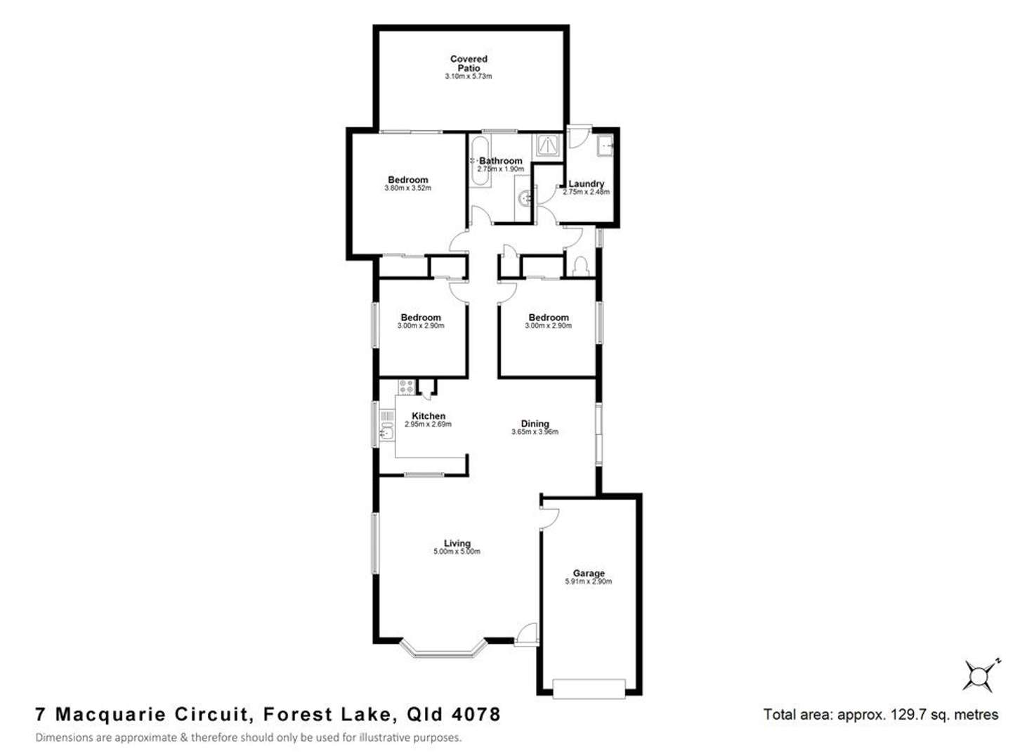 Floorplan of Homely house listing, 7 Macquarie Circuit, Forest Lake QLD 4078