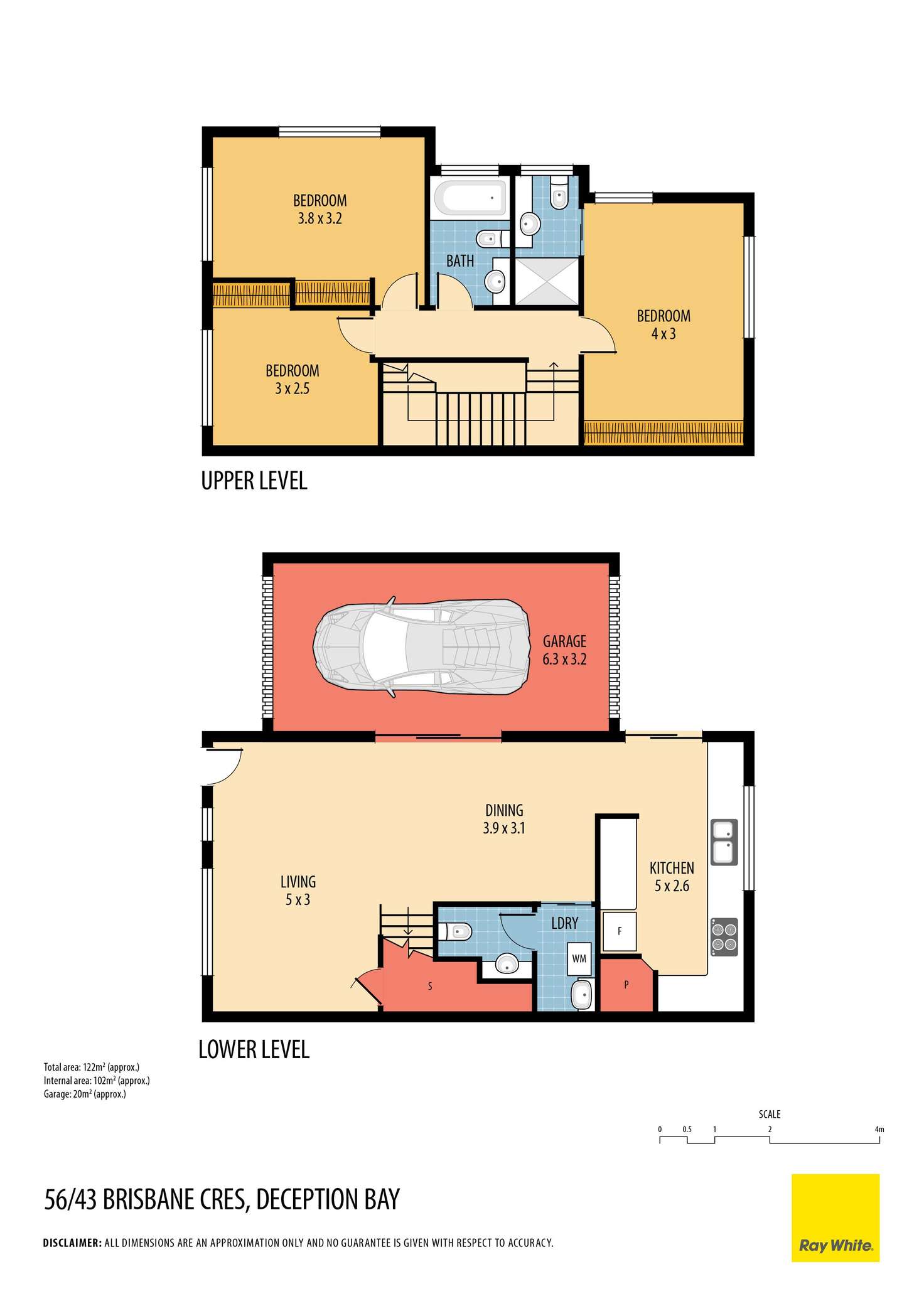 Floorplan of Homely house listing, 56/43 Brisbane Crescent, Deception Bay QLD 4508
