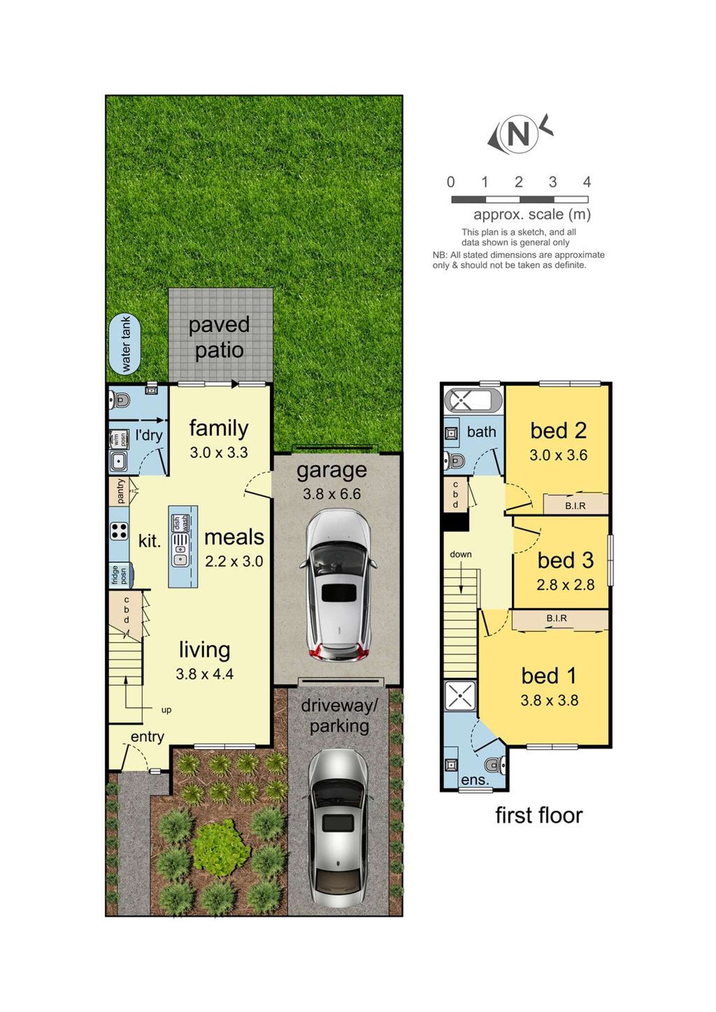 Floorplan of Homely townhouse listing, 9 Excelsior Circuit, Mulgrave VIC 3170