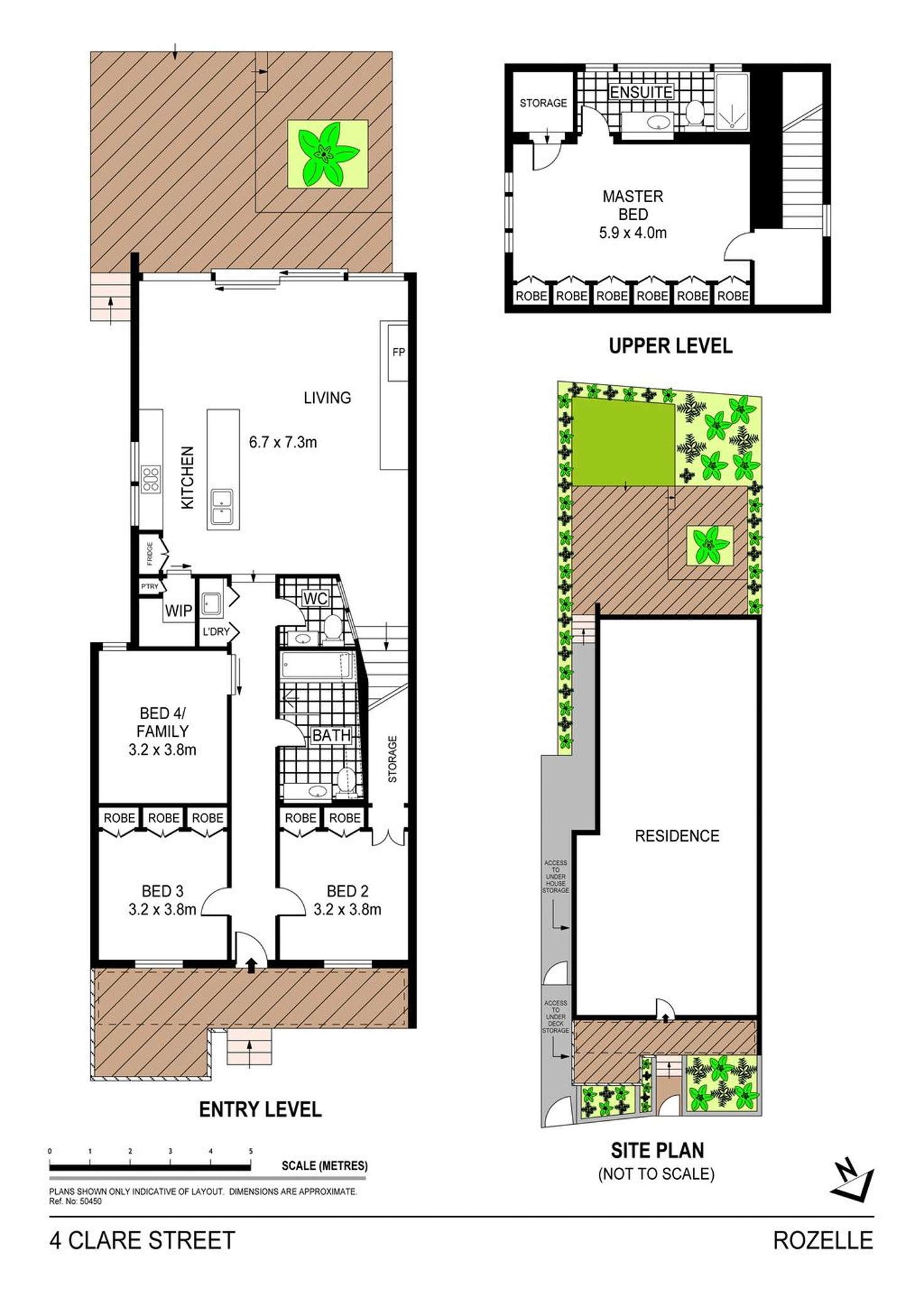 Floorplan of Homely house listing, 4 Clare Street, Rozelle NSW 2039