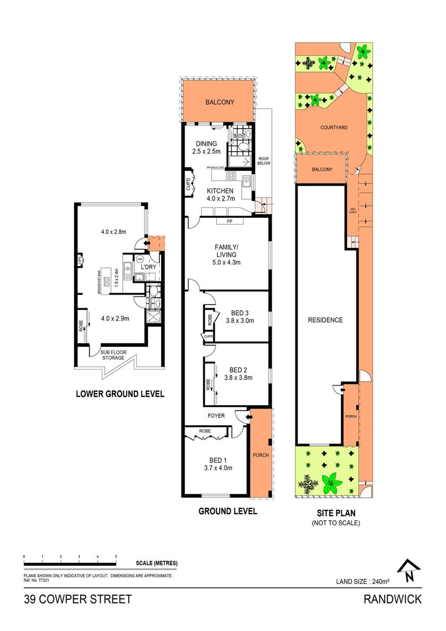 Floorplan of Homely house listing, 39 Cowper Street, Randwick NSW 2031