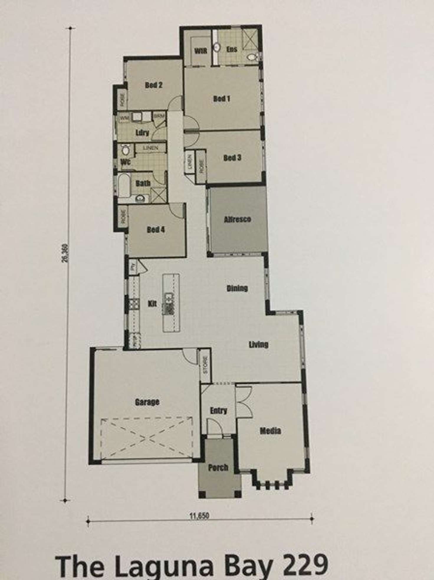 Floorplan of Homely house listing, 32 Woodgrove Boulevard, Beerwah QLD 4519