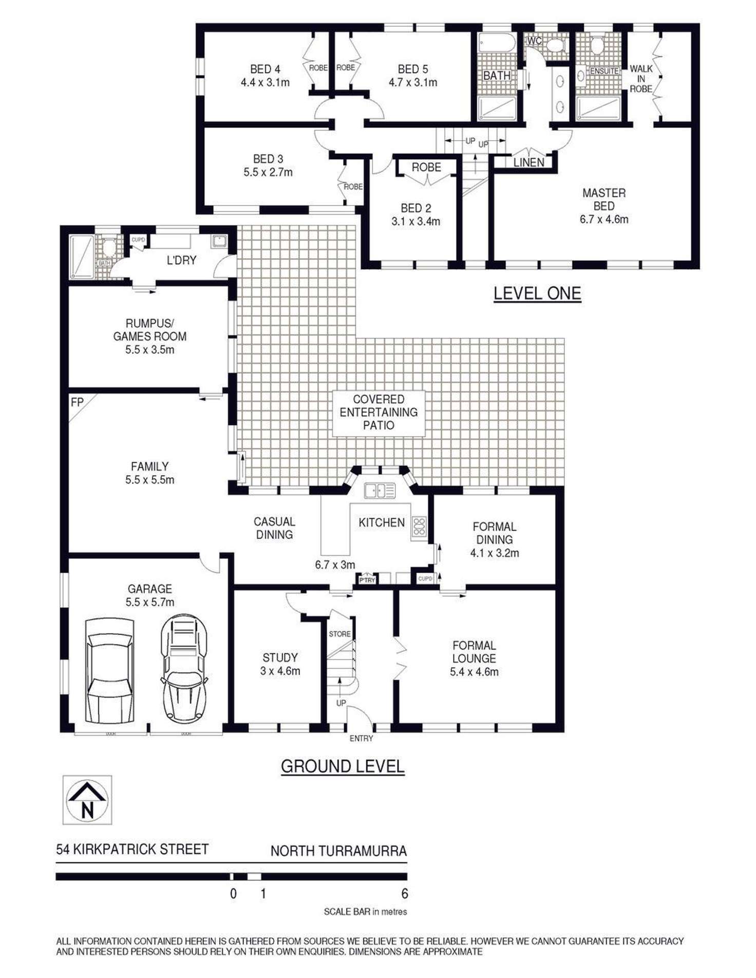 Floorplan of Homely house listing, 54 Kirkpatrick Street, Turramurra NSW 2074