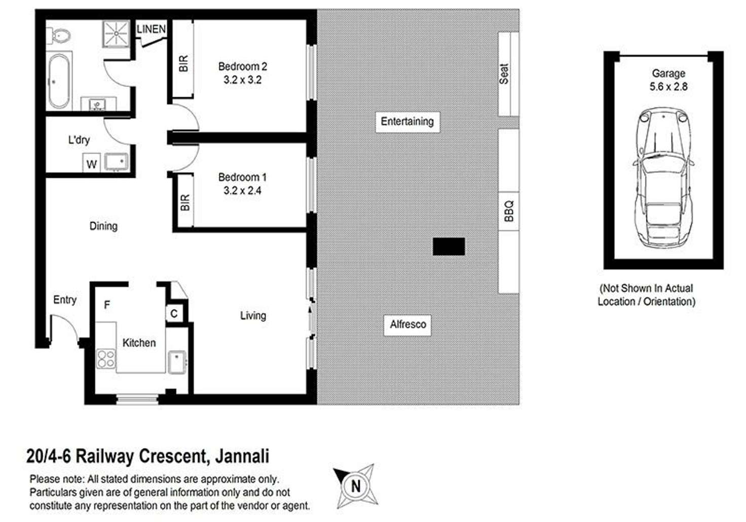 Floorplan of Homely apartment listing, 20/4-6 Railway Crescent, Jannali NSW 2226