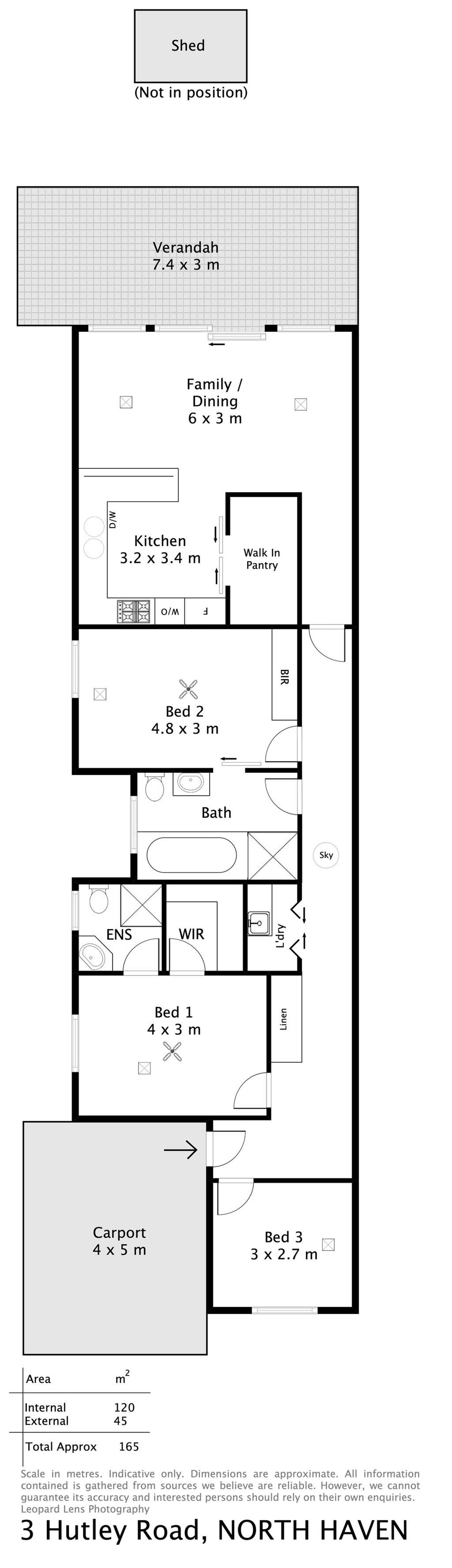 Floorplan of Homely house listing, 3 Hutley Road, North Haven SA 5018