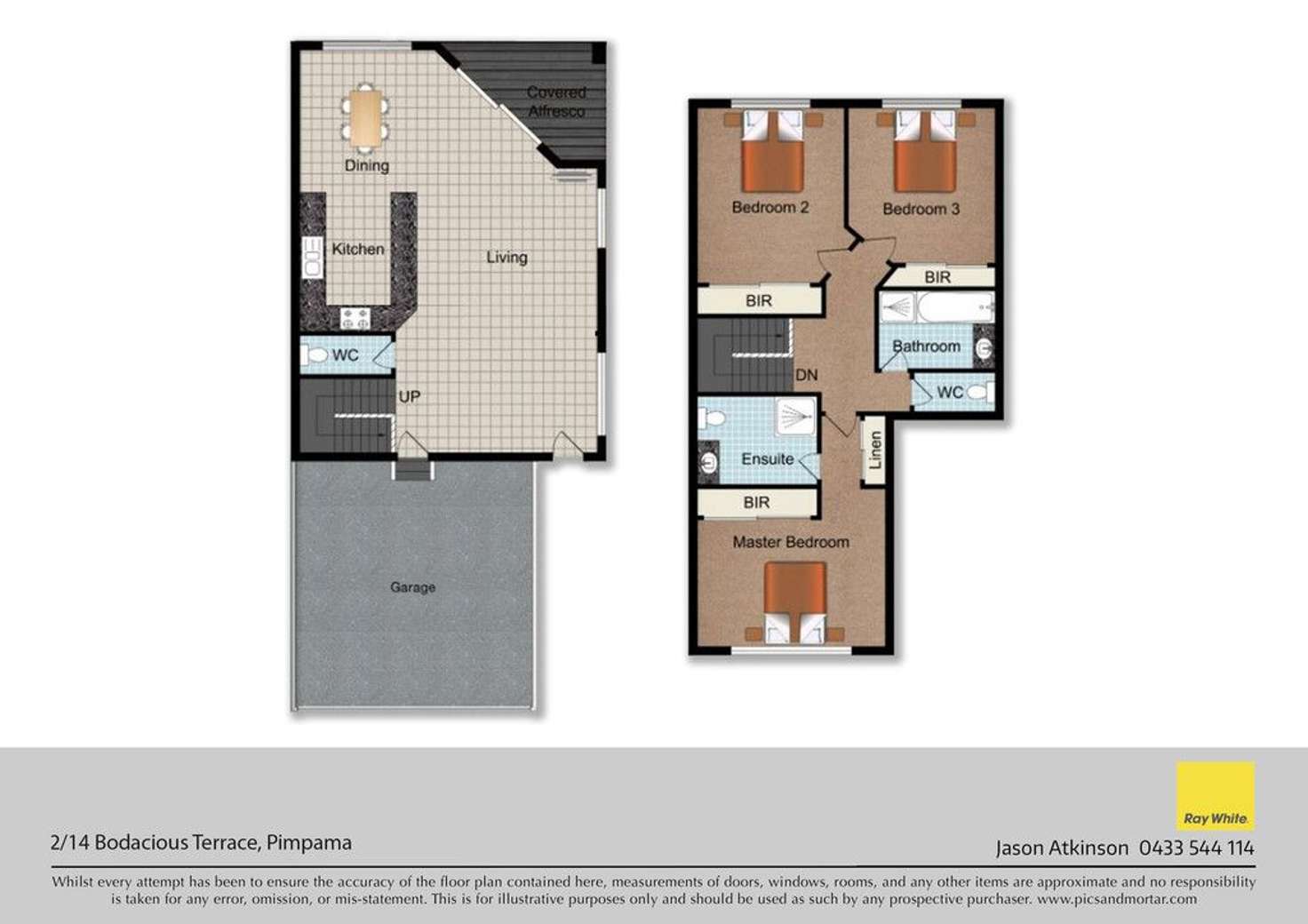 Floorplan of Homely semiDetached listing, 2/14 Bodacious Terrace, Pimpama QLD 4209