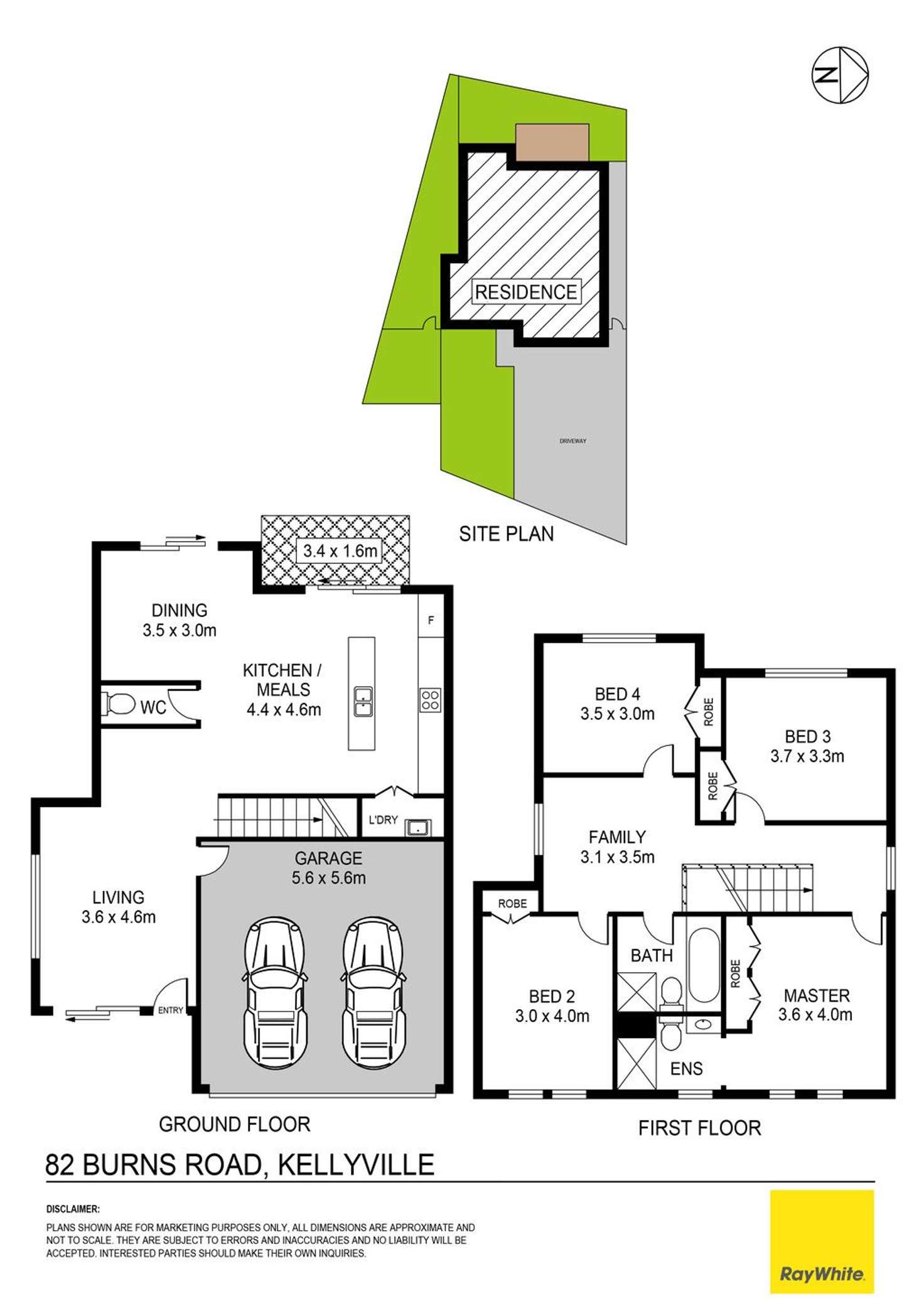 Floorplan of Homely house listing, 82 Burns Road, Kellyville NSW 2155