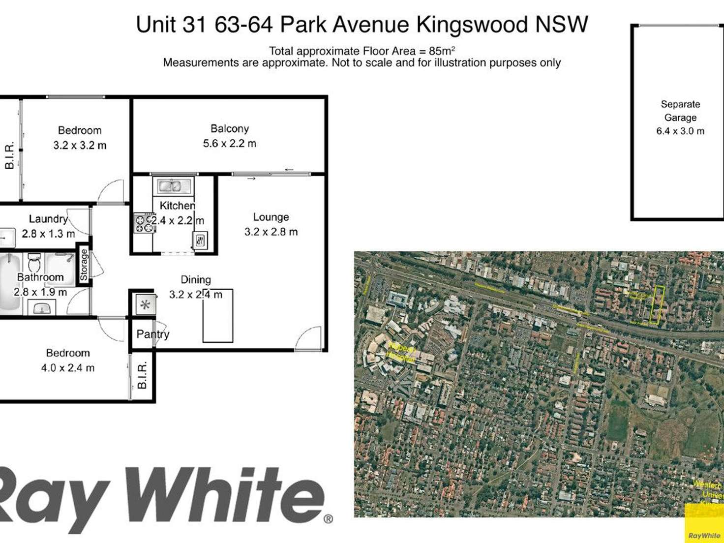 Floorplan of Homely unit listing, 31/63-64 Park Avenue, Kingswood NSW 2747