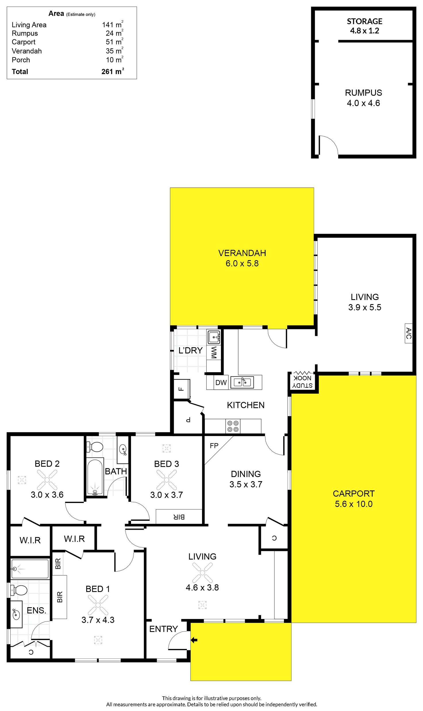 Floorplan of Homely house listing, 14 Sturt Road, Brighton SA 5048