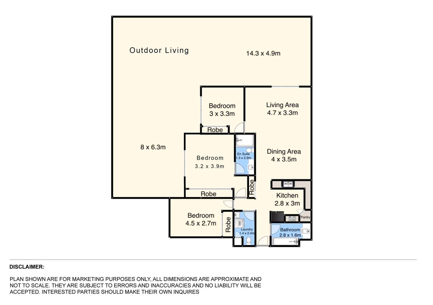 Floorplan of Homely apartment listing, 2/152 Mein Street, Scarborough QLD 4020