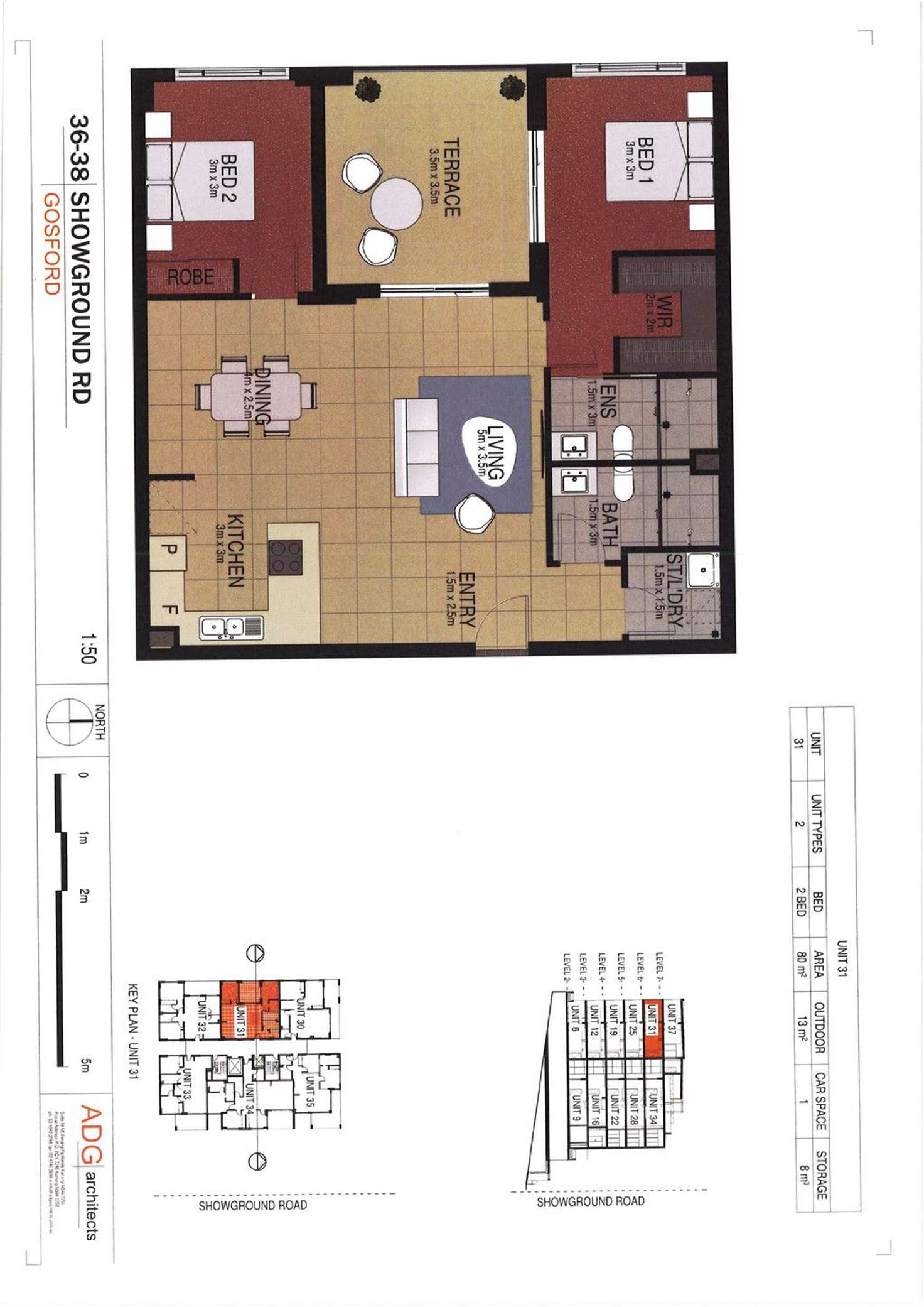 Floorplan of Homely unit listing, 31/36-38 Showground Road, Gosford NSW 2250
