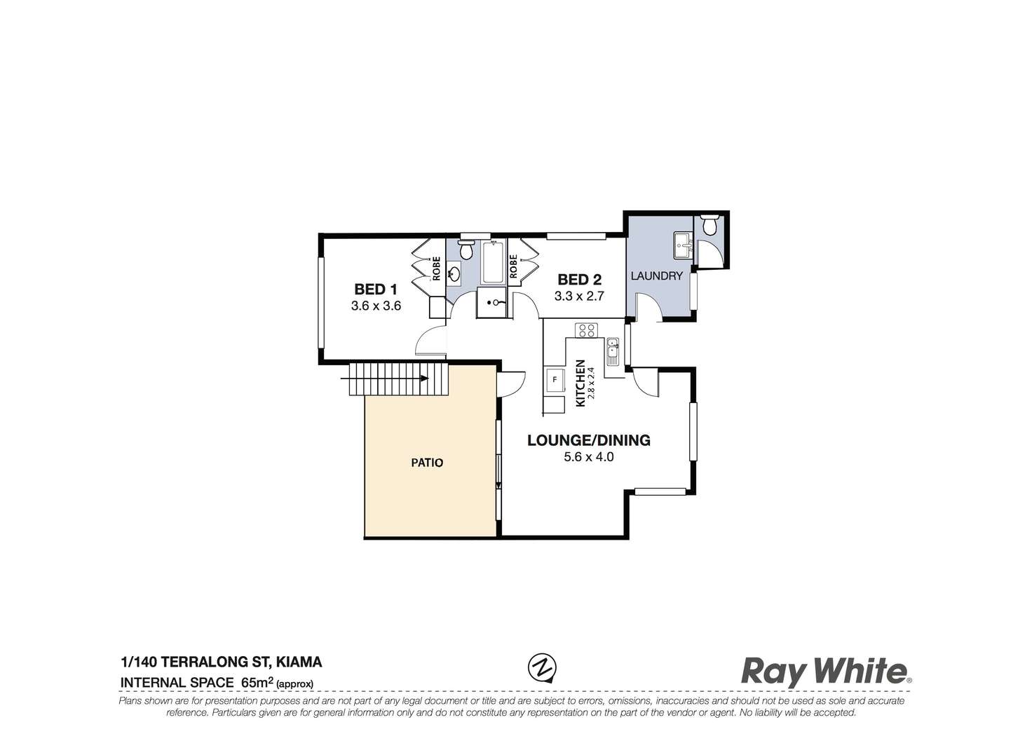 Floorplan of Homely unit listing, 140 Terralong Street, Kiama NSW 2533