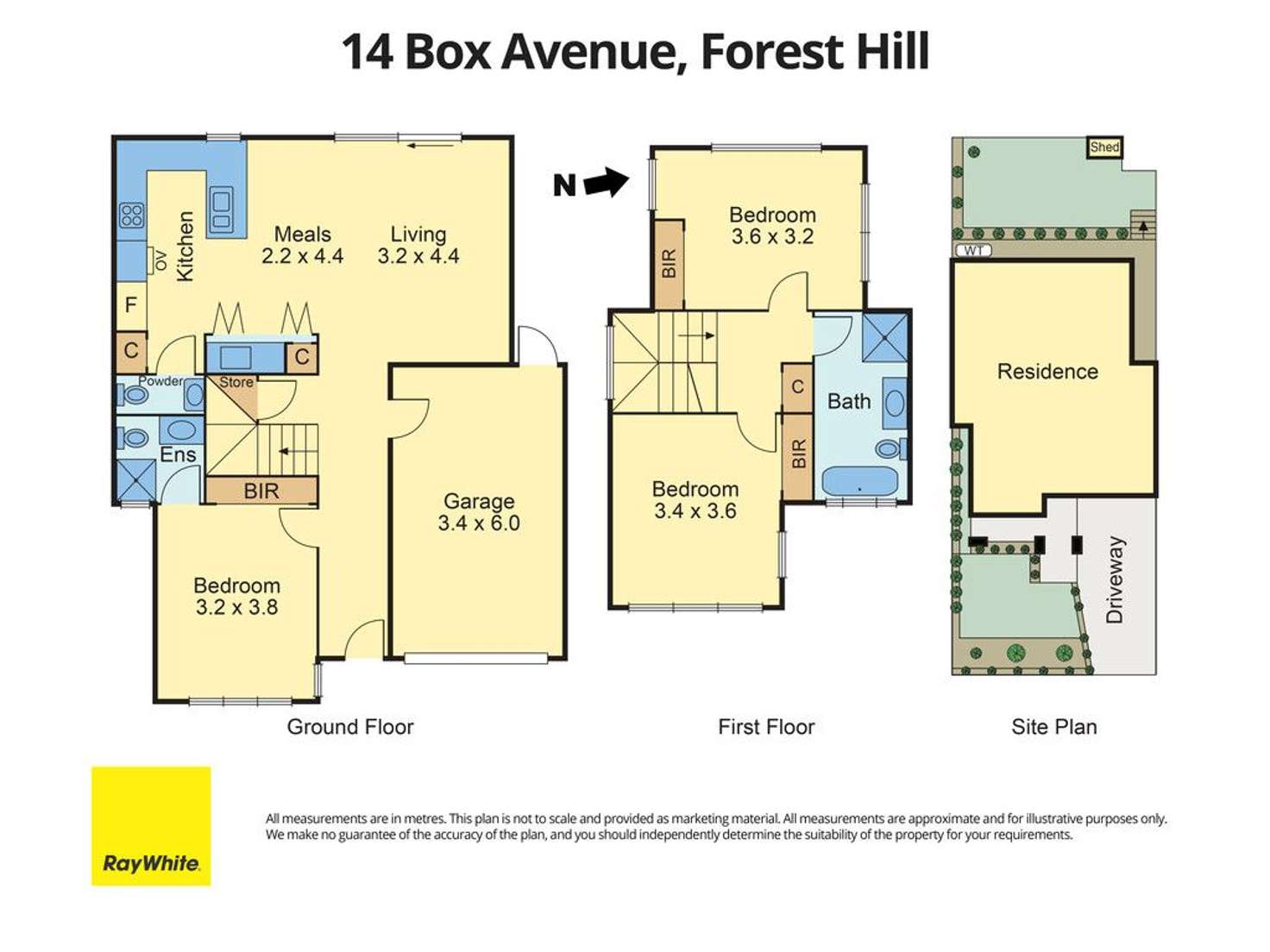 Floorplan of Homely house listing, 14A Box Avenue, Forest Hill VIC 3131