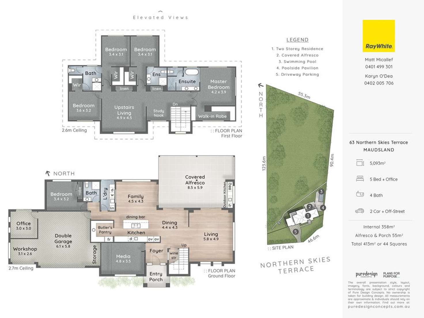 Floorplan of Homely house listing, 63 Northern Skies Terrace, Maudsland QLD 4210