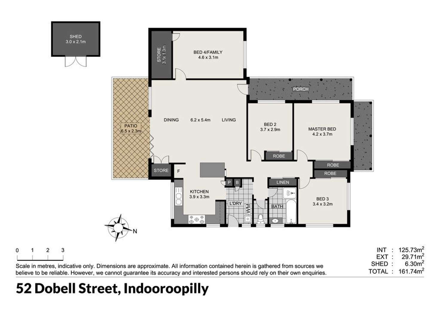 Floorplan of Homely house listing, 52 Dobell Street, Indooroopilly QLD 4068