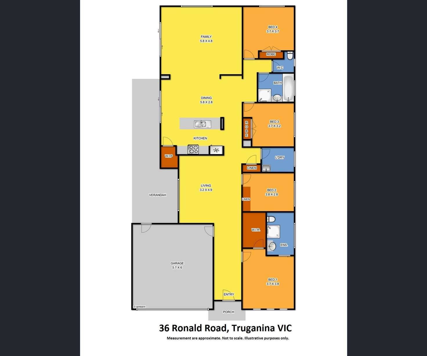 Floorplan of Homely house listing, 36 Ronald Road, Truganina VIC 3029