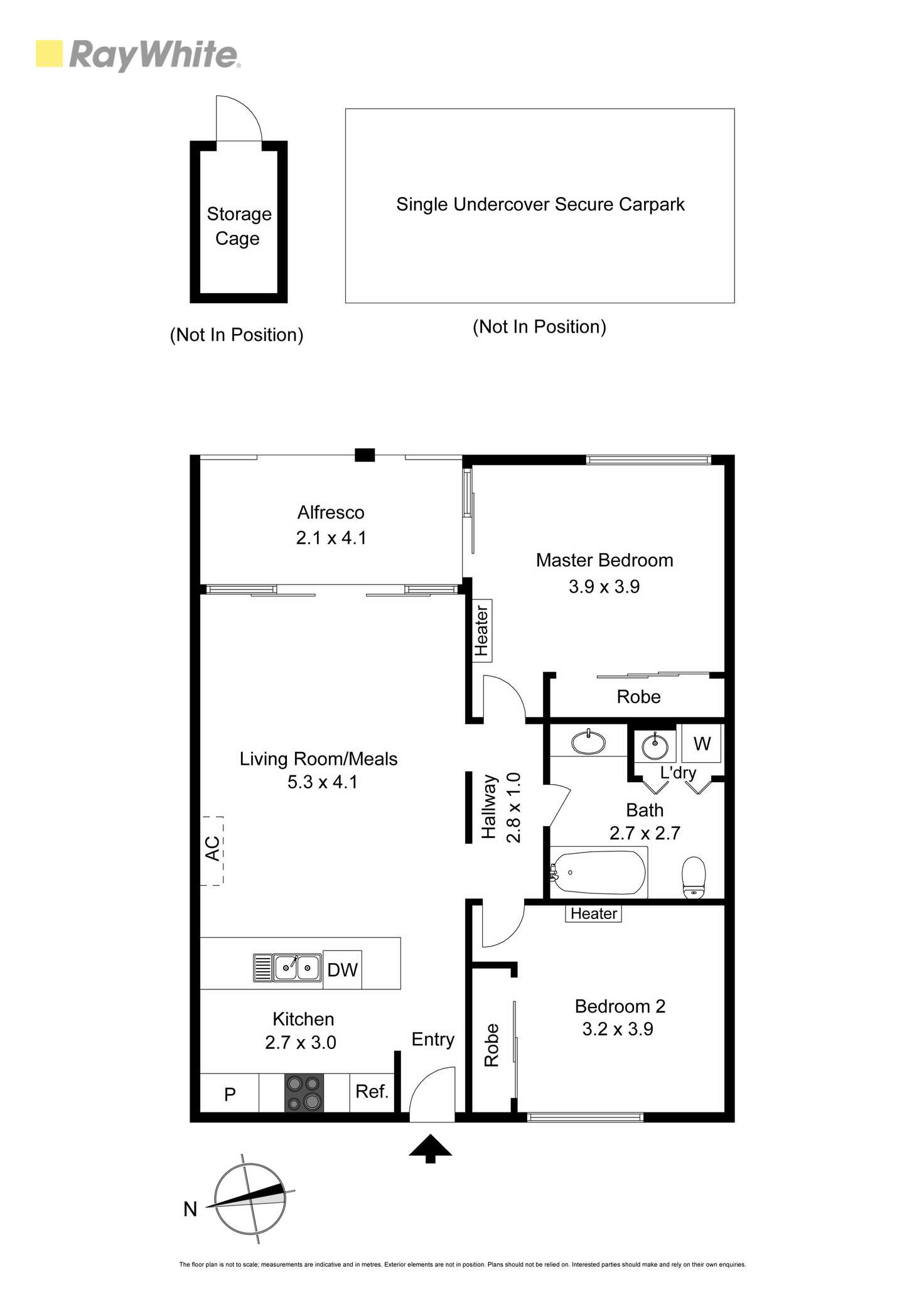 Floorplan of Homely apartment listing, 5/1554-1556 Dandenong Road, Huntingdale VIC 3166