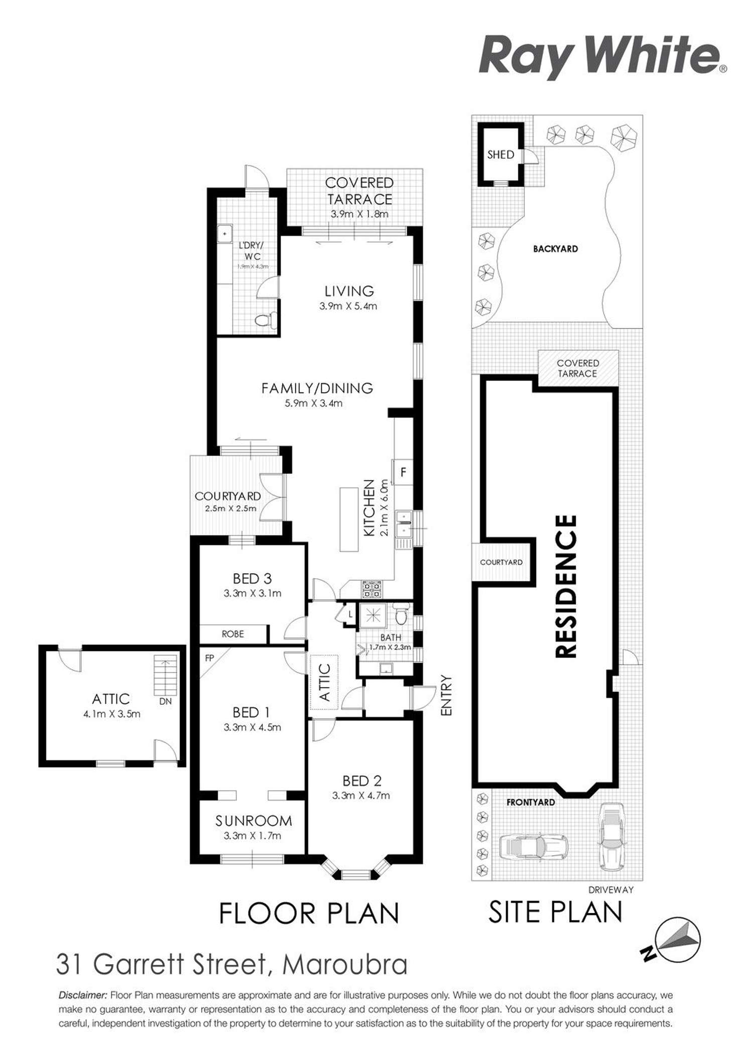 Floorplan of Homely house listing, 31 Garrett Street, Maroubra NSW 2035