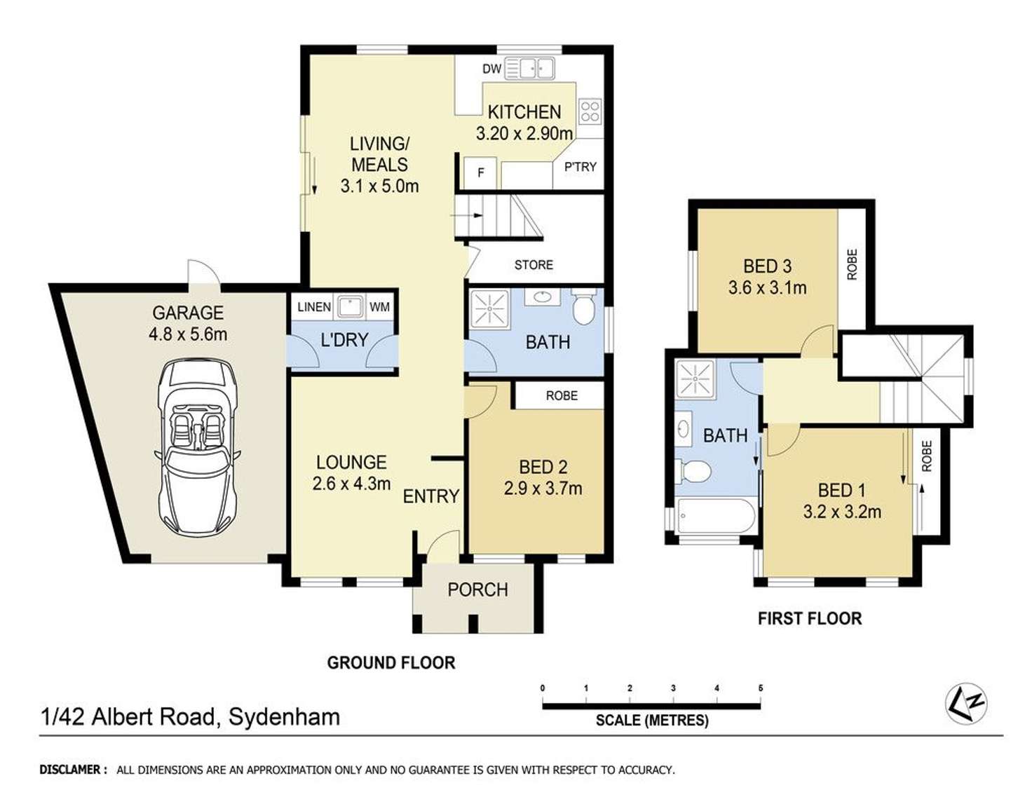 Floorplan of Homely house listing, 1/42 Albert Road, Sydenham VIC 3037