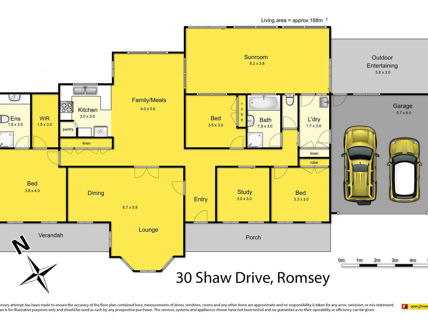 Floorplan of Homely house listing, 30 Shaw Drive, Romsey VIC 3434