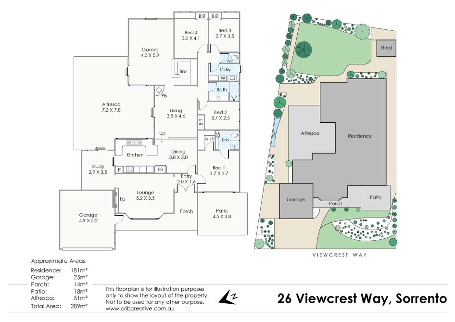 Floorplan of Homely house listing, 26 Viewcrest Way, Sorrento WA 6020