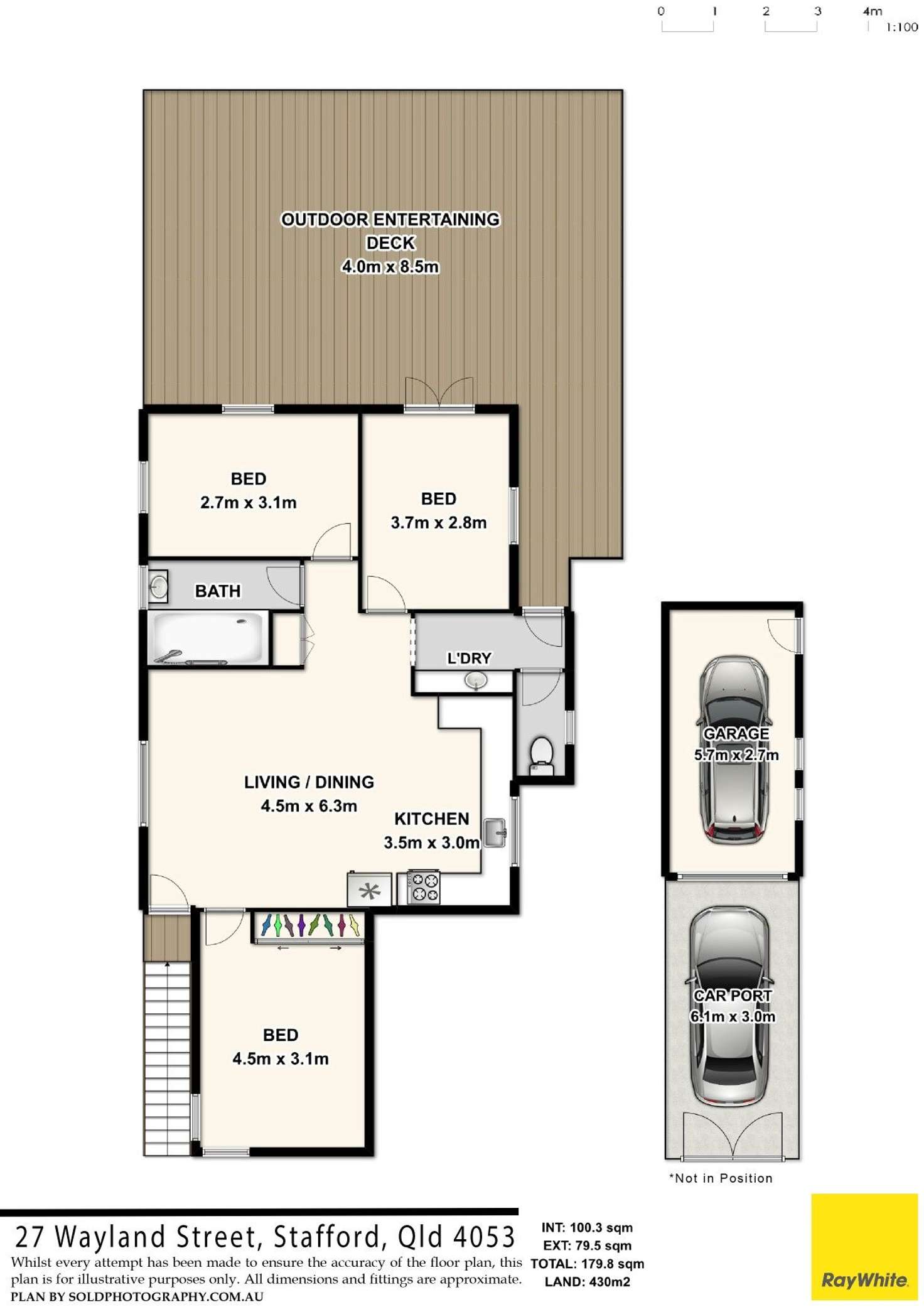 Floorplan of Homely house listing, 27 Wayland Street, Stafford QLD 4053