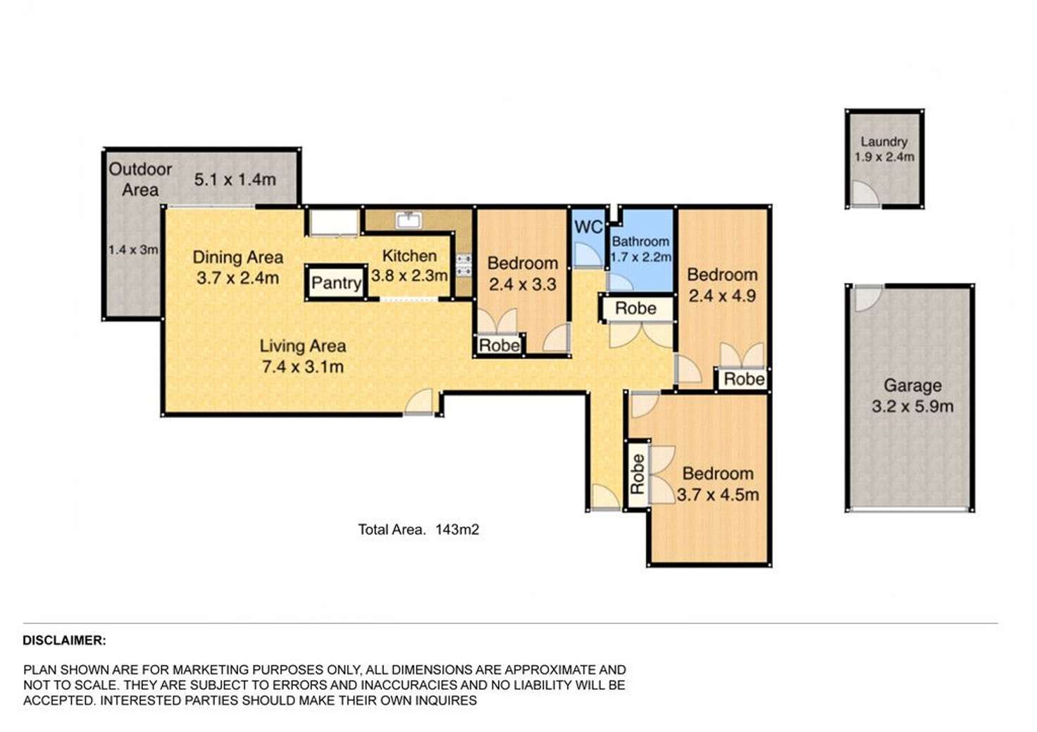 Floorplan of Homely unit listing, 6/40 Maygar Street, Windsor QLD 4030