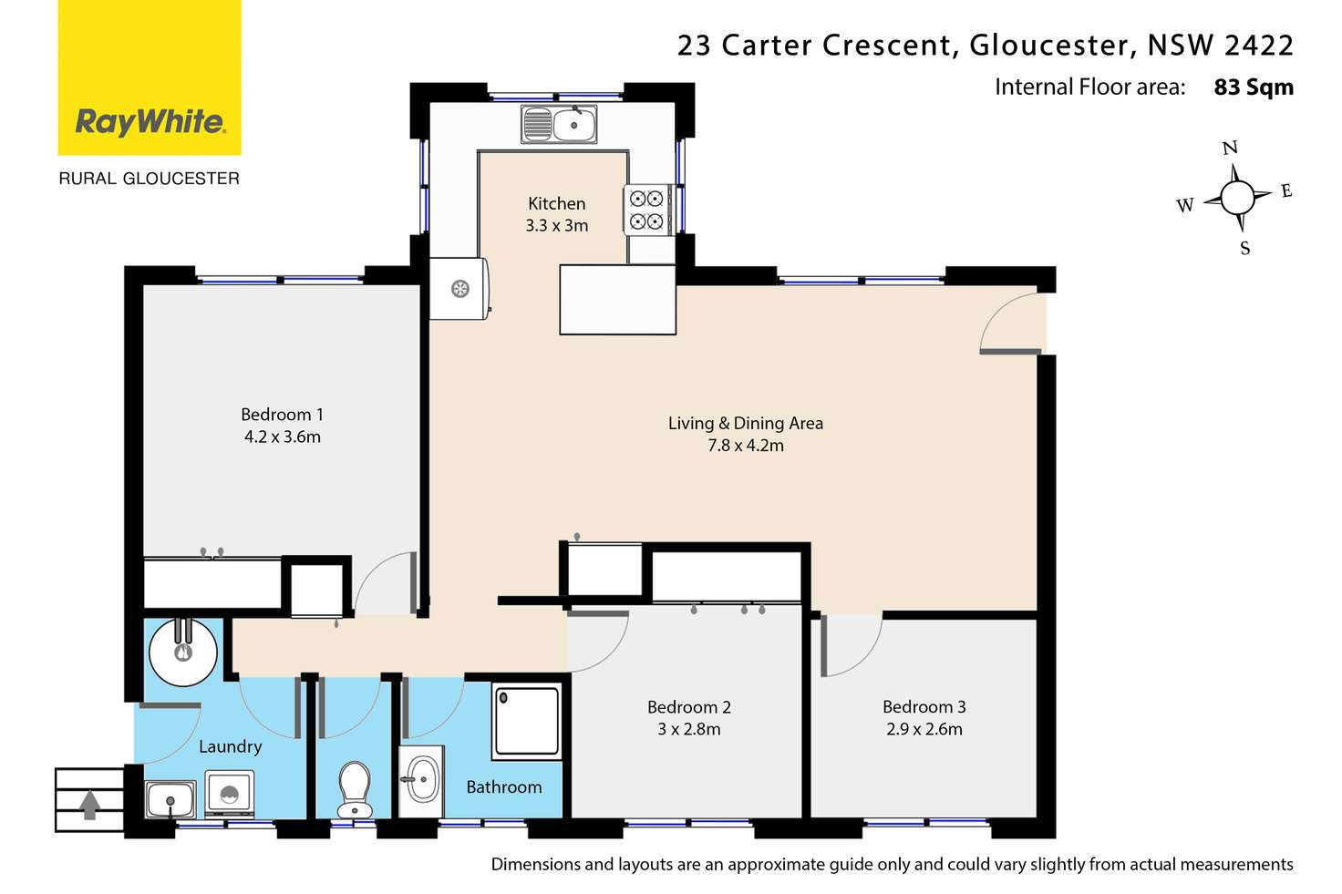 Floorplan of Homely house listing, 23 Carter Crescent, Gloucester NSW 2422