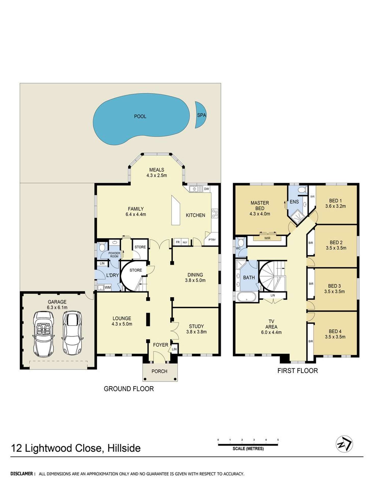 Floorplan of Homely house listing, 12 Lightwood Close, Hillside VIC 3037