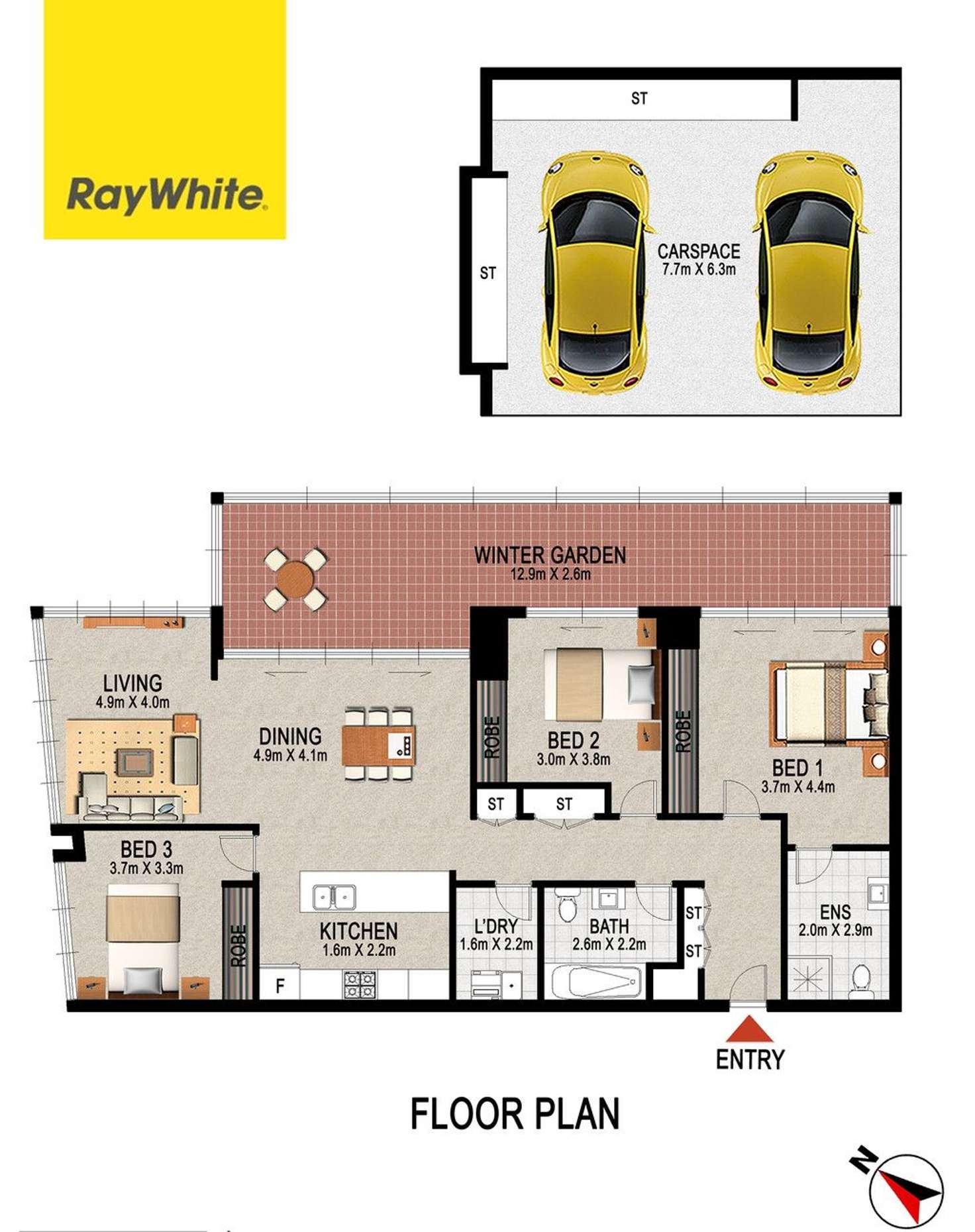 Floorplan of Homely apartment listing, 1501/11 Australia Avenue, Sydney Olympic Park NSW 2127
