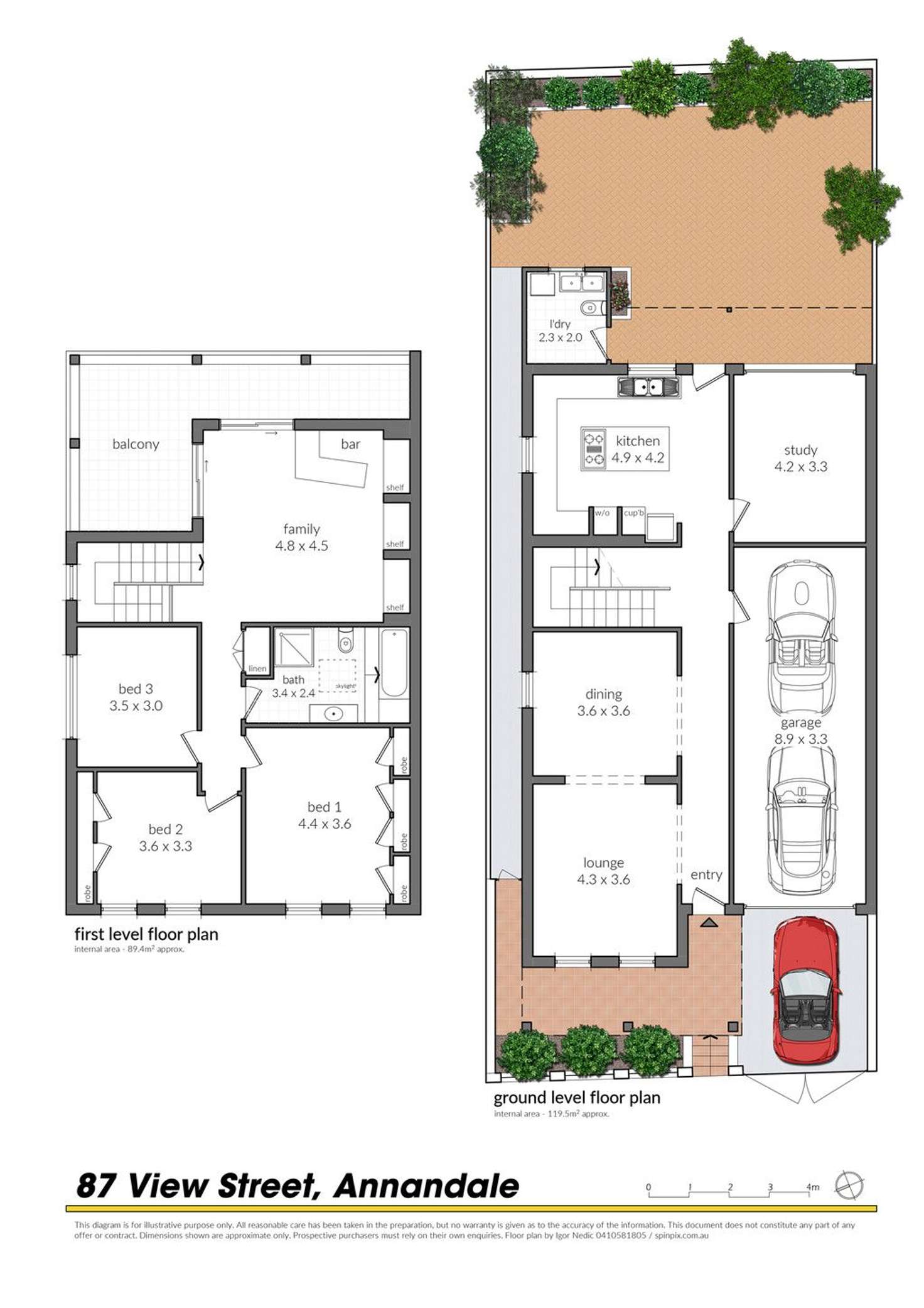 Floorplan of Homely house listing, 87 View Street, Annandale NSW 2038