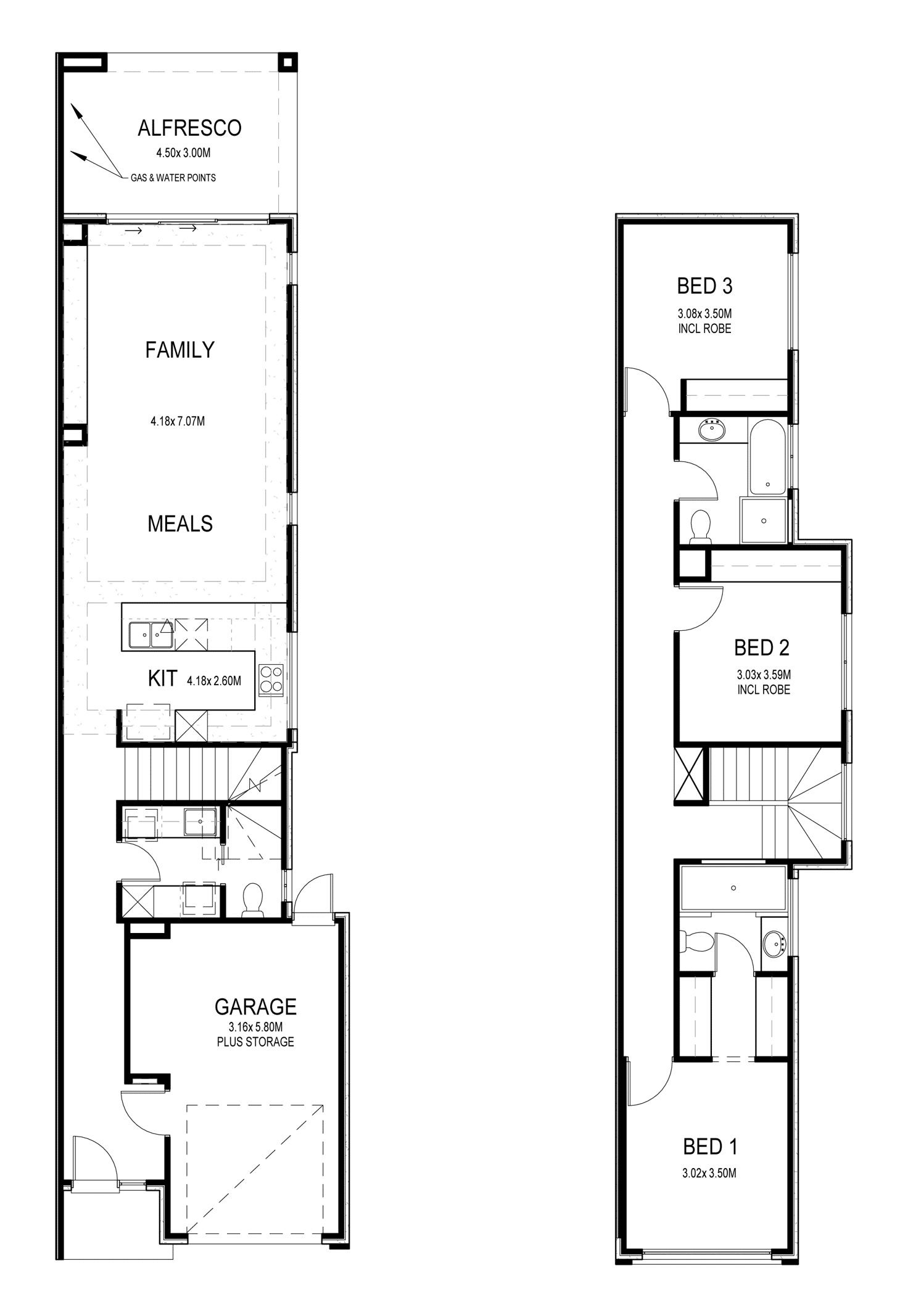 Floorplan of Homely townhouse listing, 12 Bakers Road, Marleston SA 5033