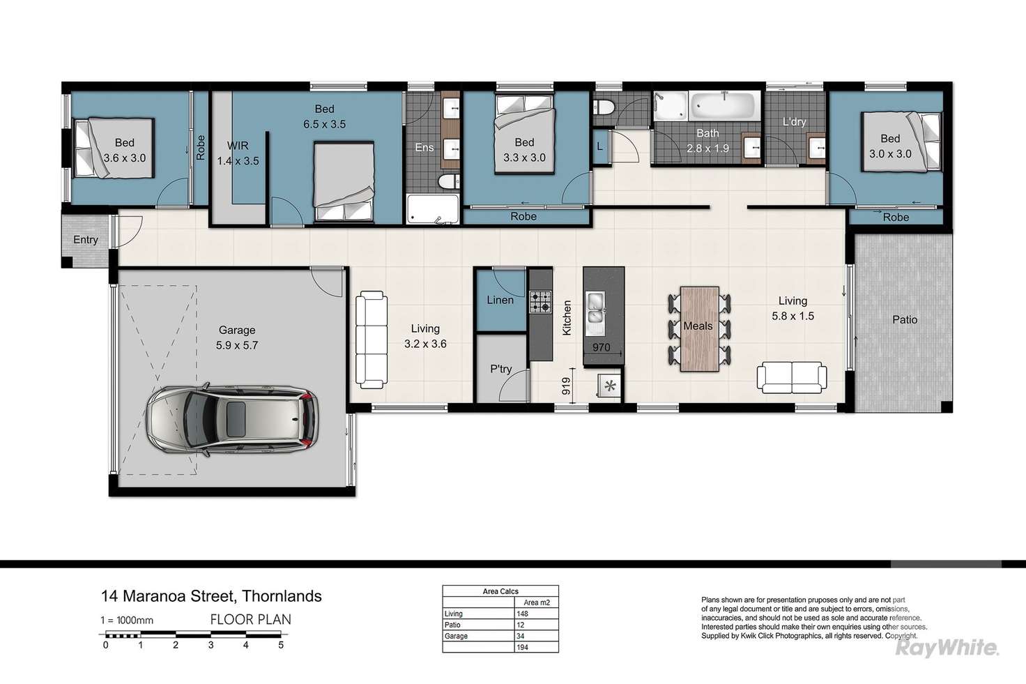 Floorplan of Homely house listing, 14 Maranoa Street, Thornlands QLD 4164