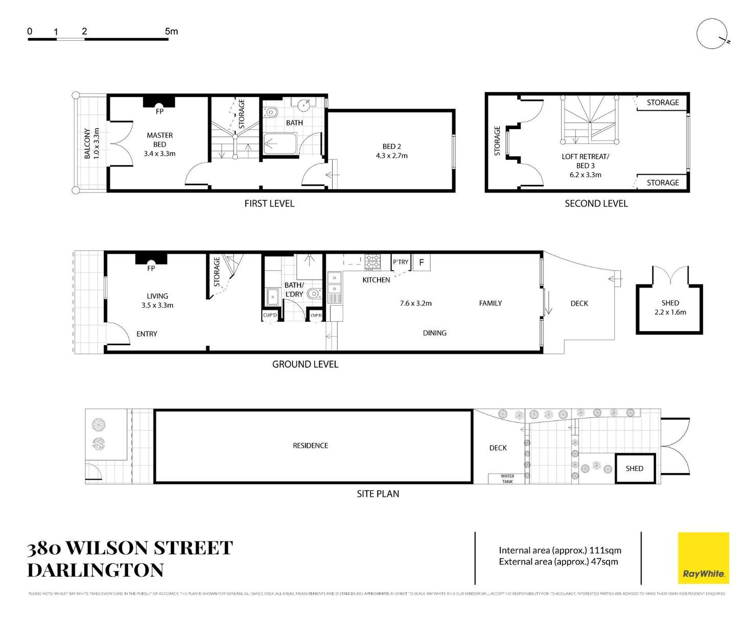 Floorplan of Homely terrace listing, 380 Wilson Street, Darlington NSW 2008